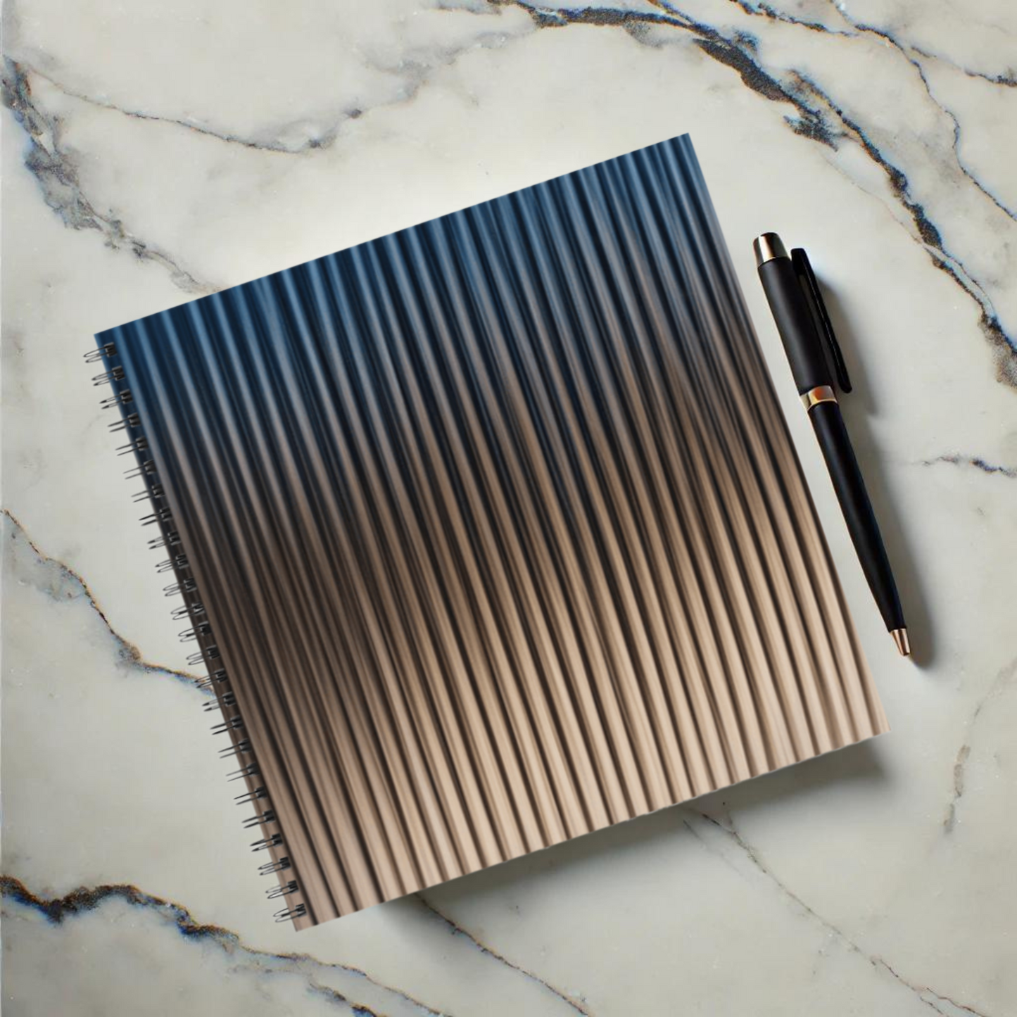 Ocean Bronze 8.5"x8.5" Hardcover Notebook