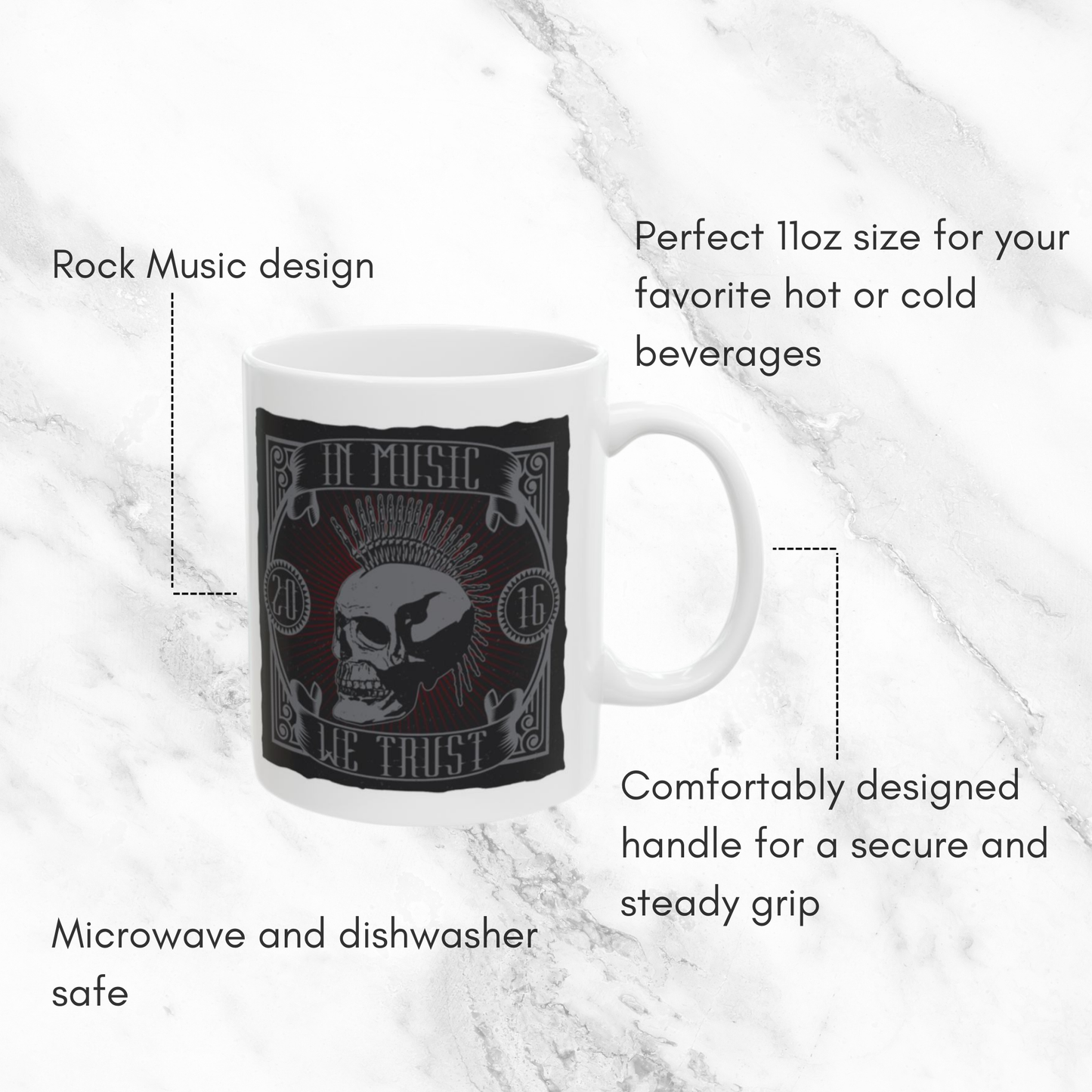 In Music We Trust - 11oz Mug