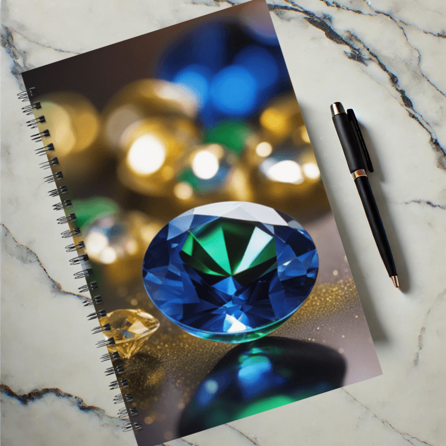 Sapphire Glow 5.5”x8.5" Hardcover Notebook