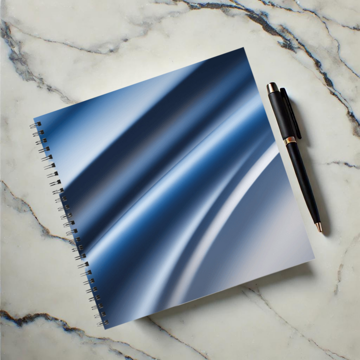 Sapphire Sleek 8.5"x8.5" Hardcover Notebook
