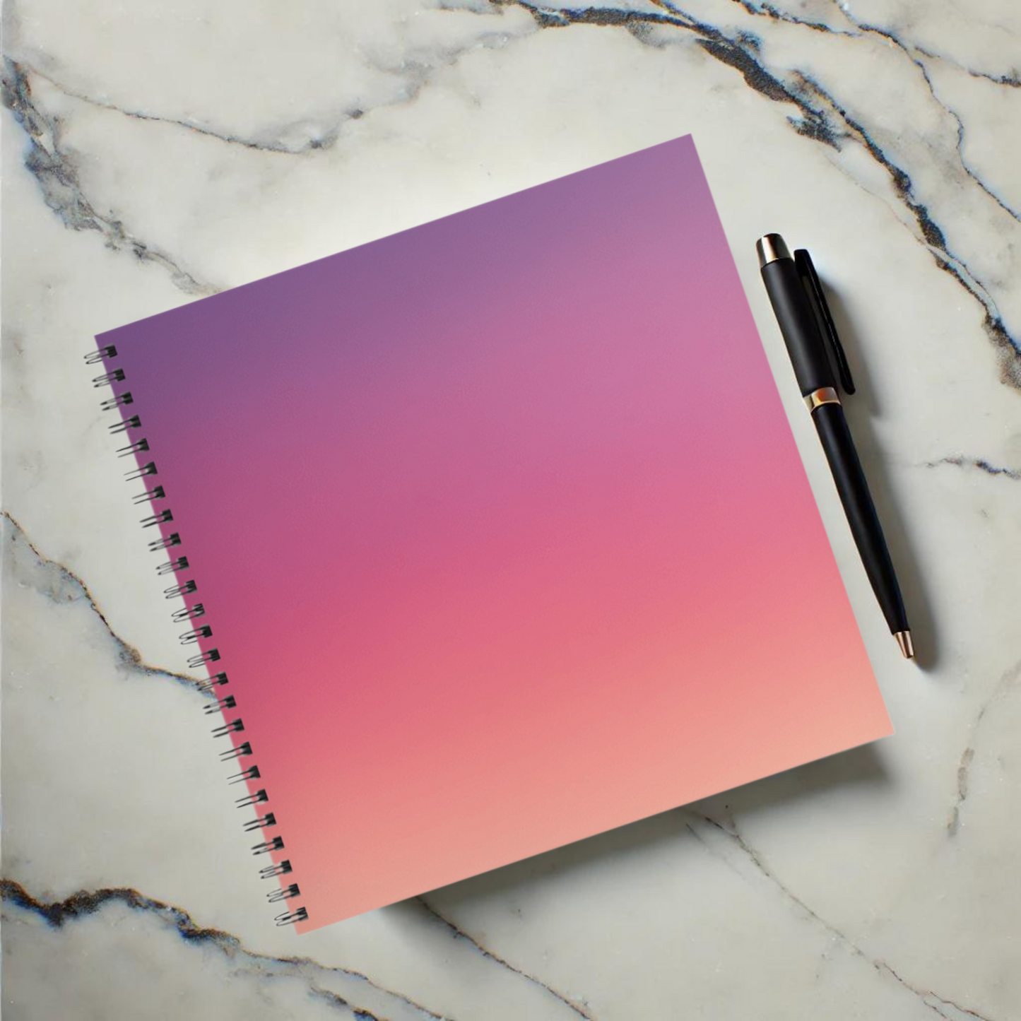 Sunset Haze 8.5"x8.5" Hardcover Notebook