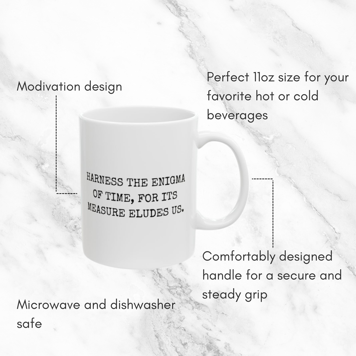 Harness the Enigma of Time - 11oz Mug