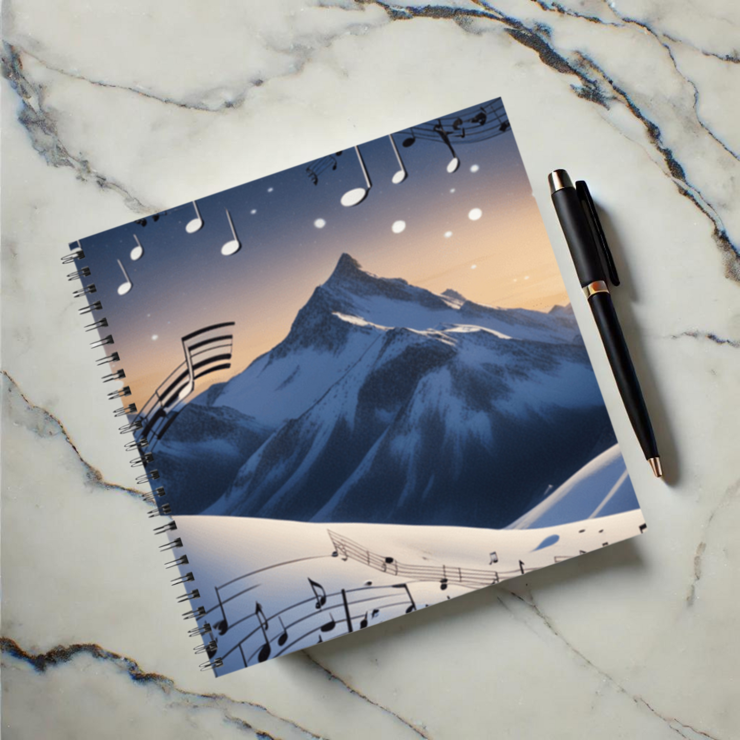 Winter Serenade 8.5"x8.5" Hardcover Notebook
