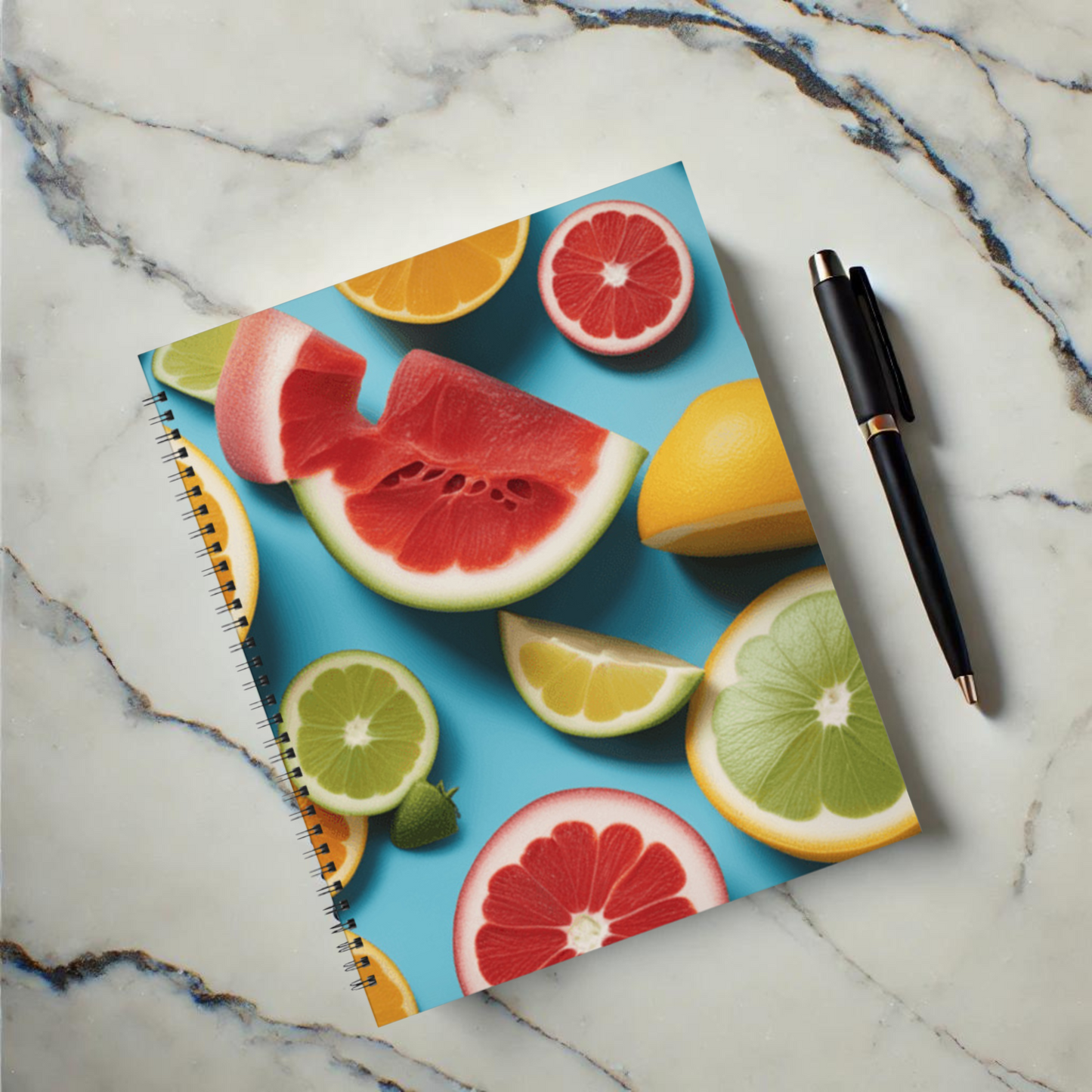 Citrus Splash 8.5"x11" Hardcover Notebook