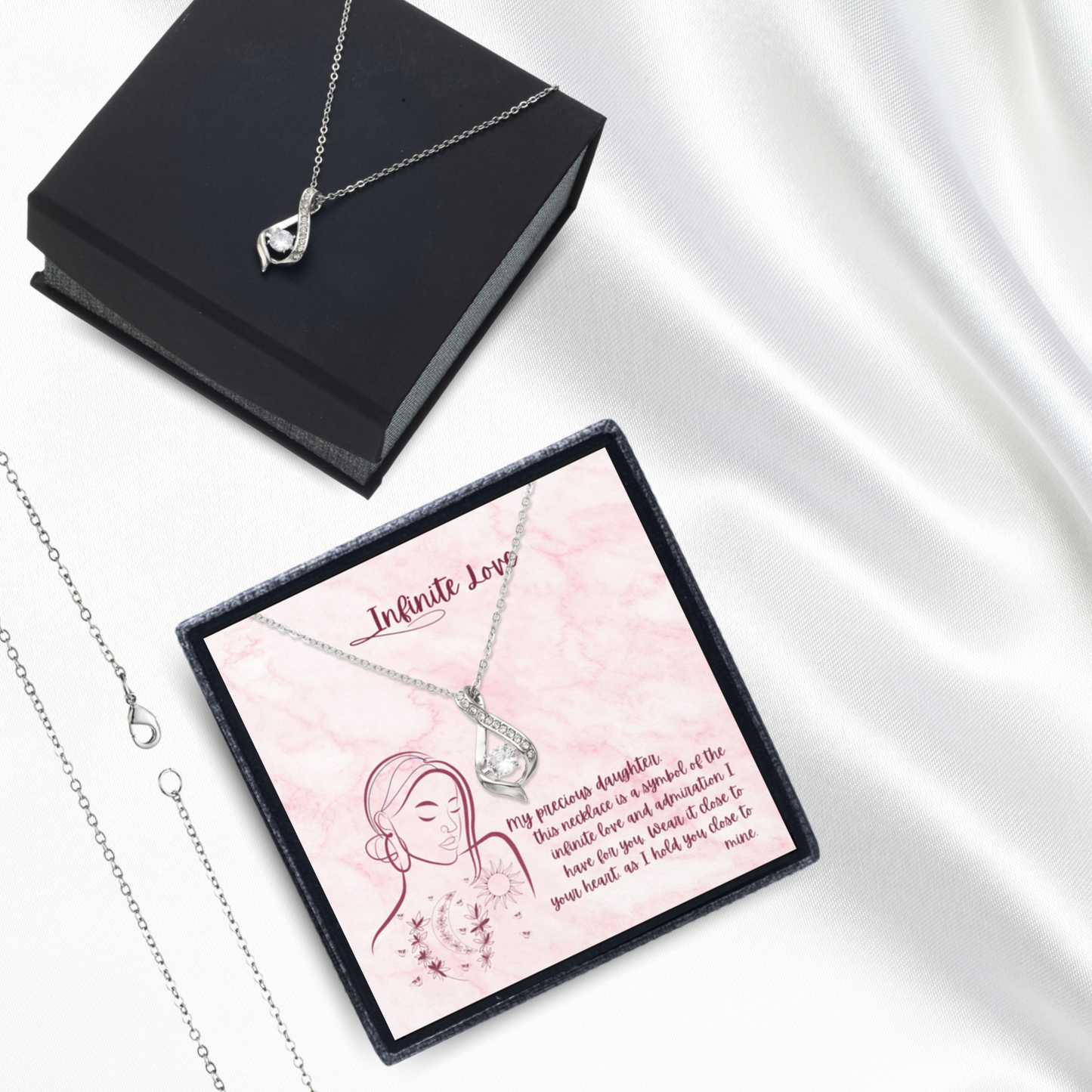 Boundless Love - Ribbon Necklace