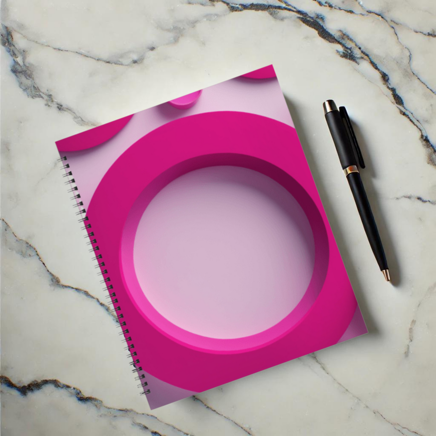 Fuchsia Fusion 8.5"x11" Hardcover Notebook