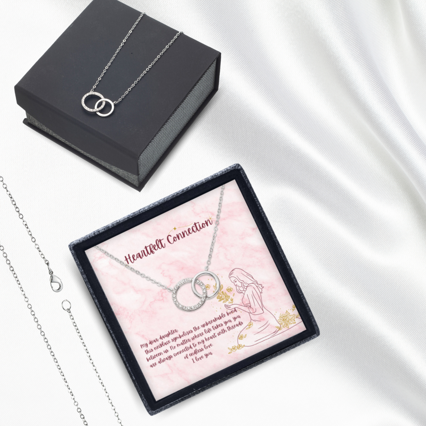 Connected Souls - Linked Circles Necklace
