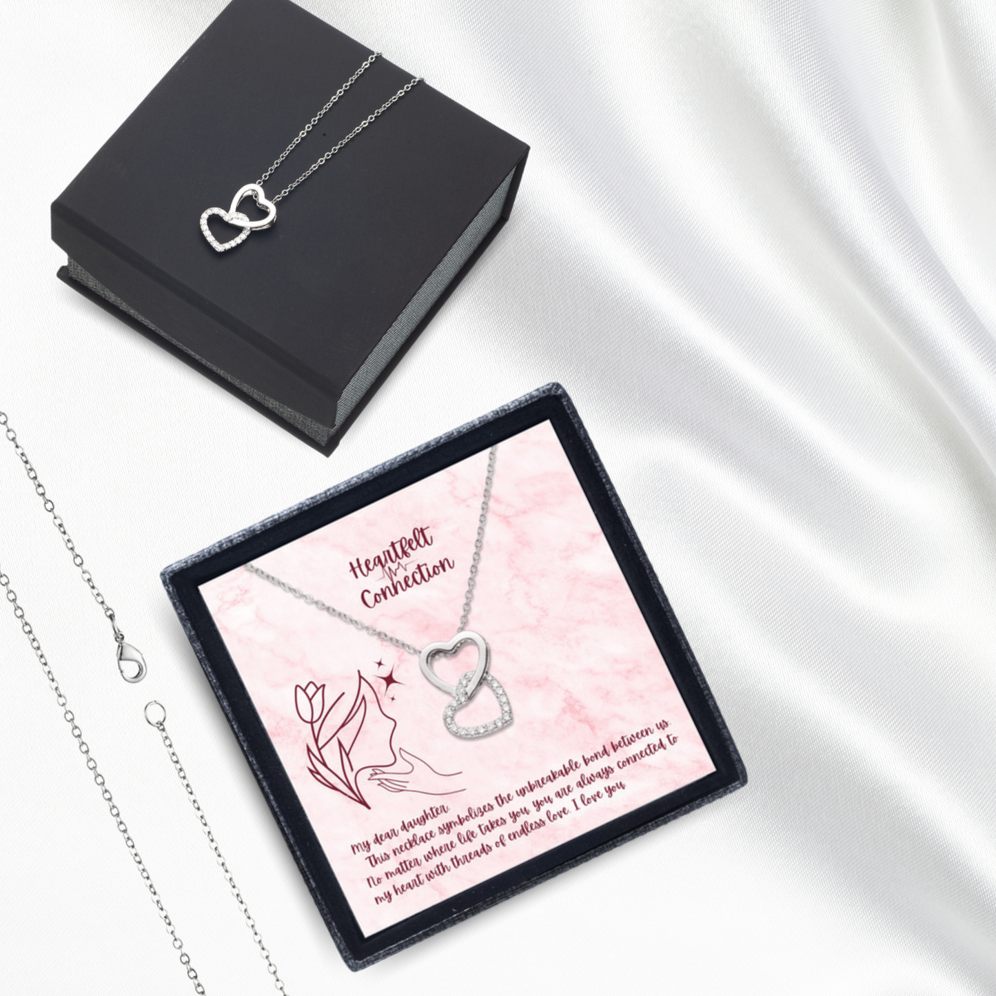 Eternal Heart - Double Hearts Necklace