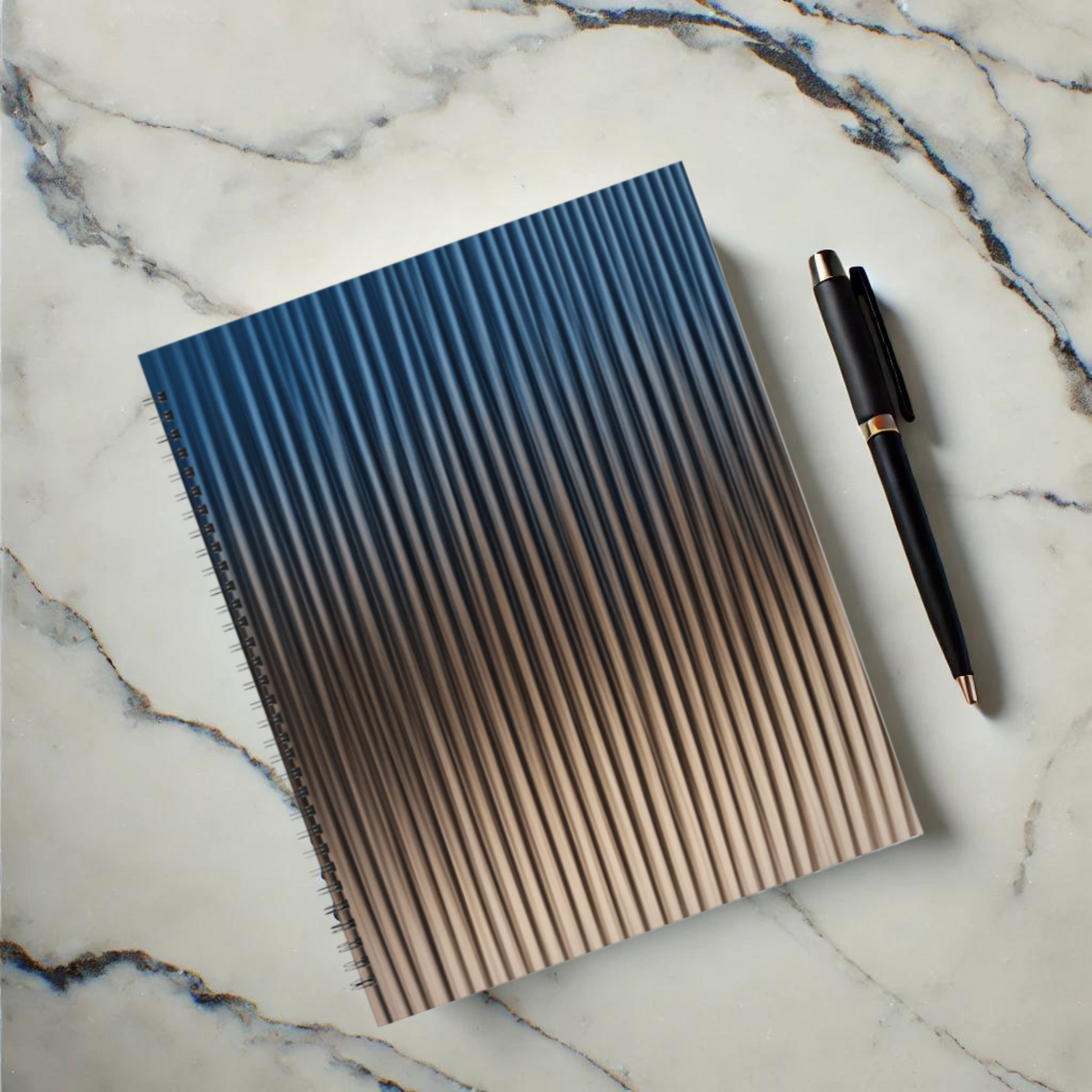 Ocean Bronze 8.5"x11" Hardcover Notebook