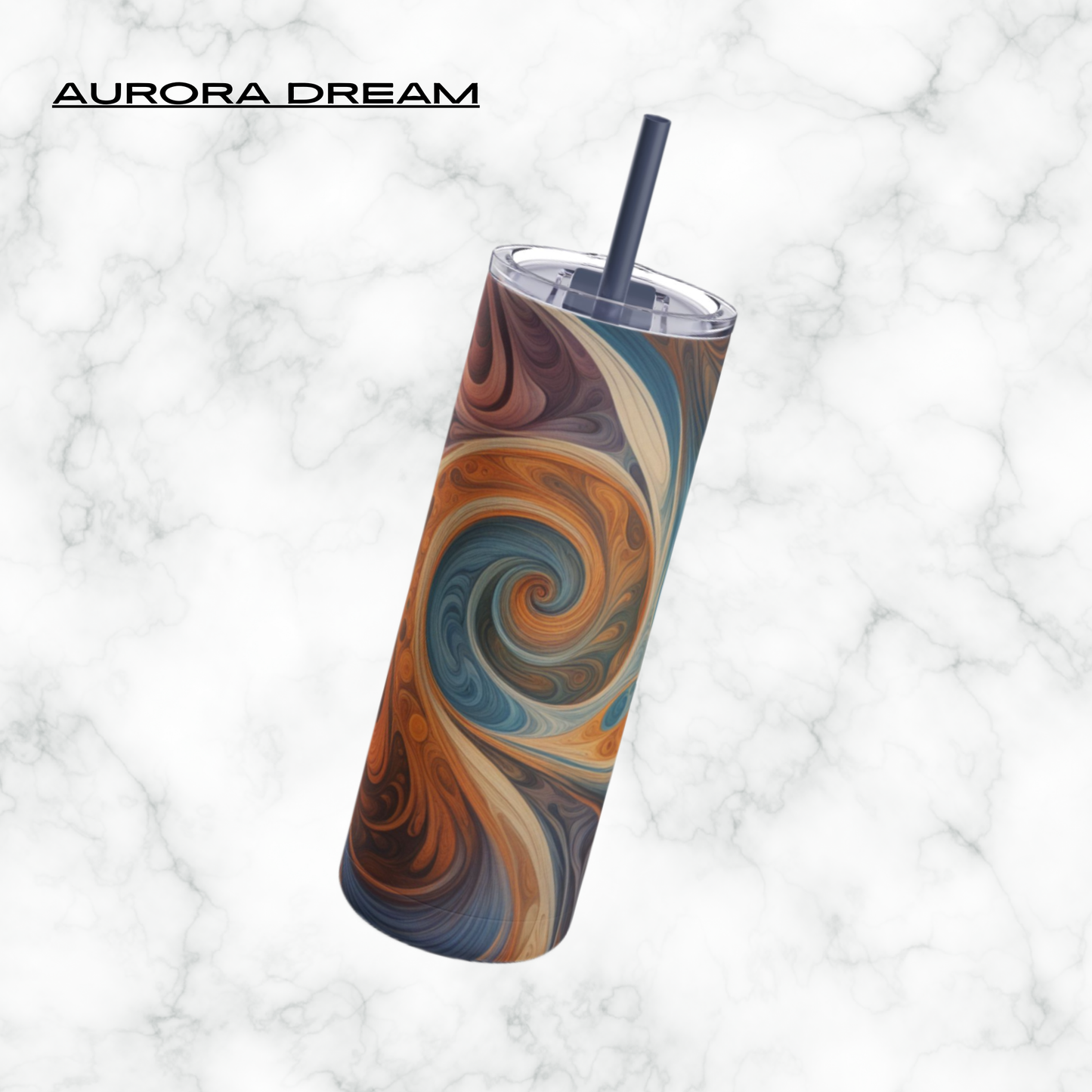 Aurora Dream 20oz Skinny Tumbler - With Straw