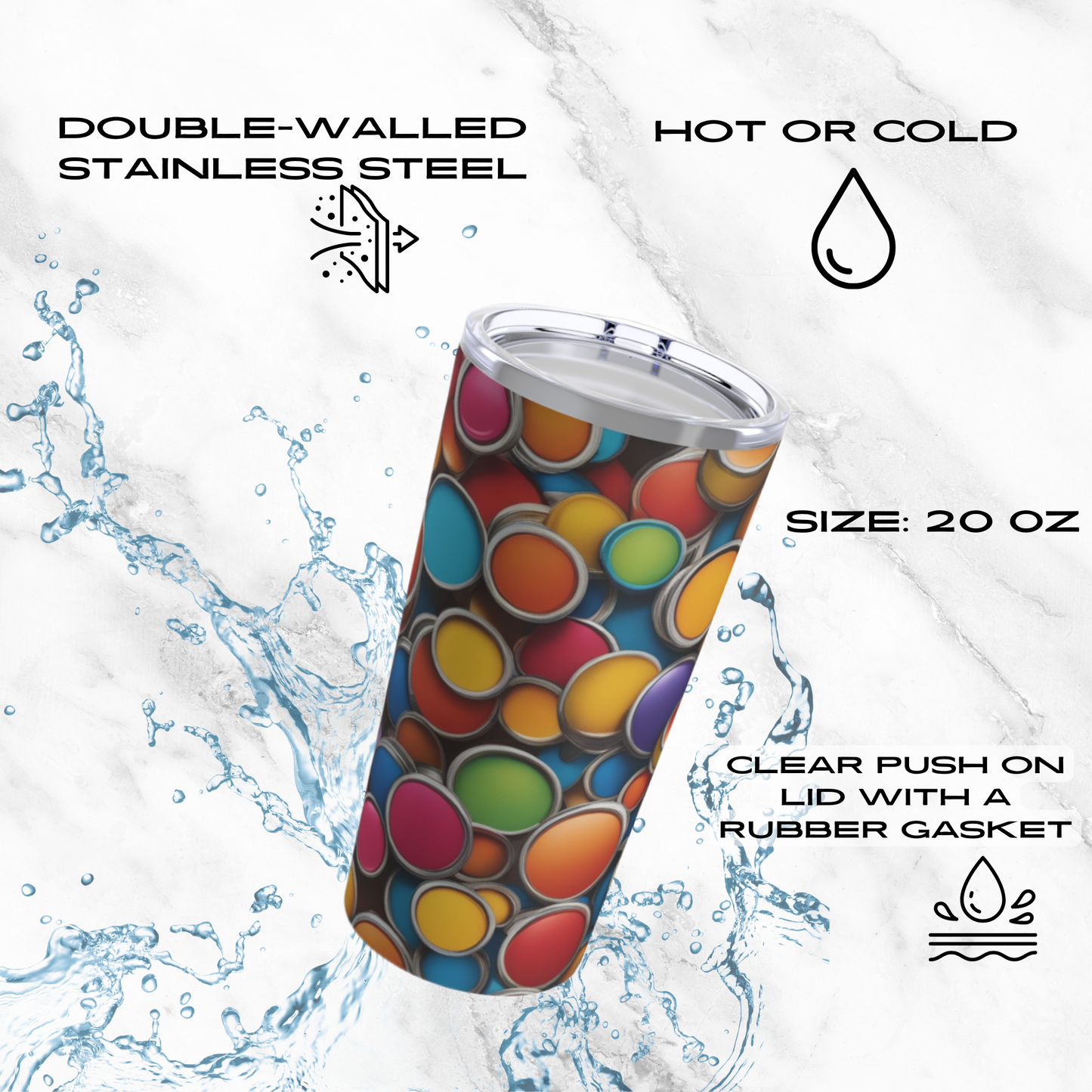 Candy Dots 20oz Tumbler