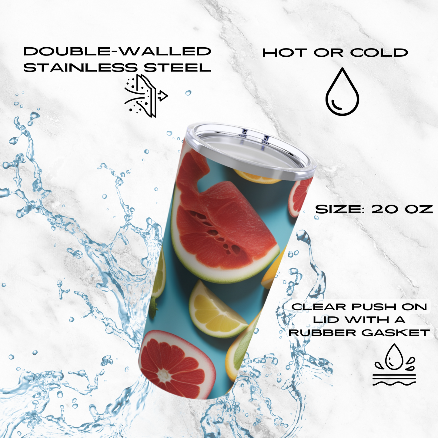 Citrus Splash 20oz Tumbler
