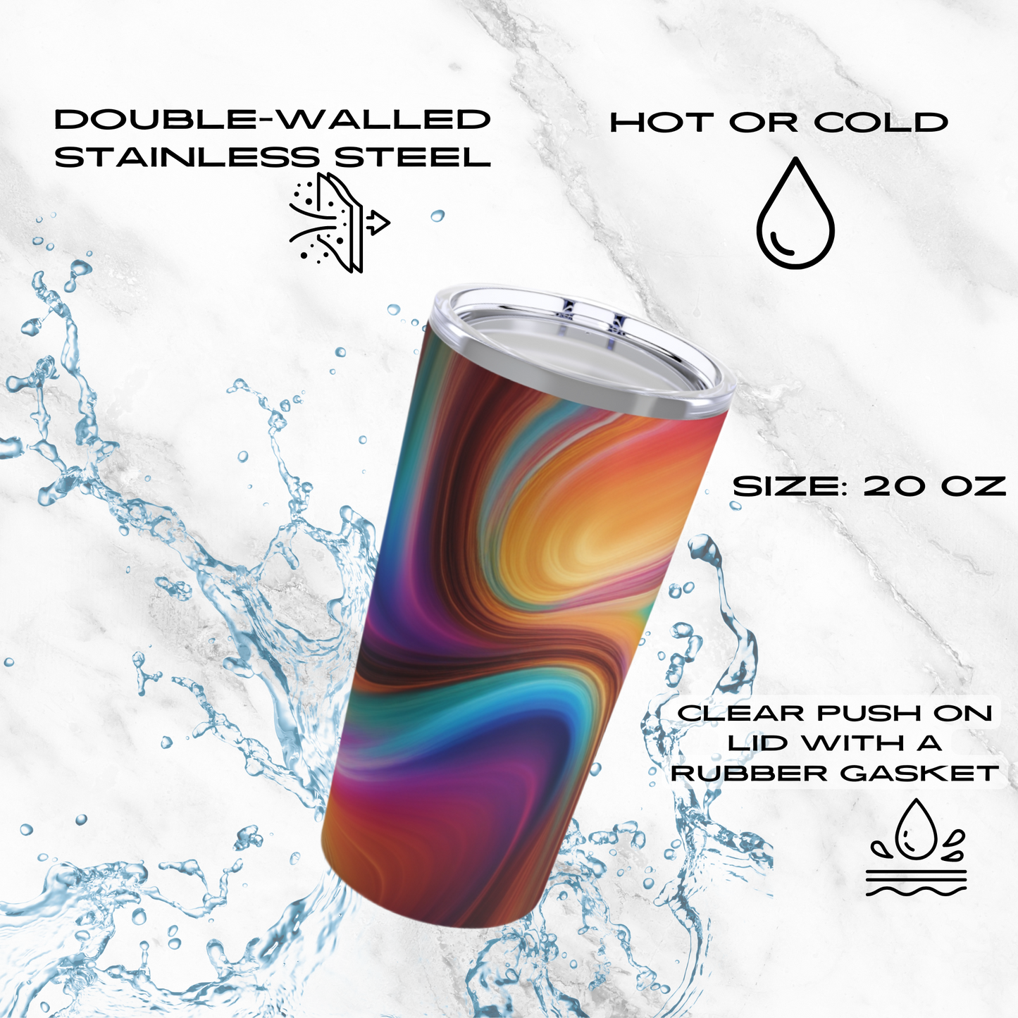 Color Surge 20oz Tumbler