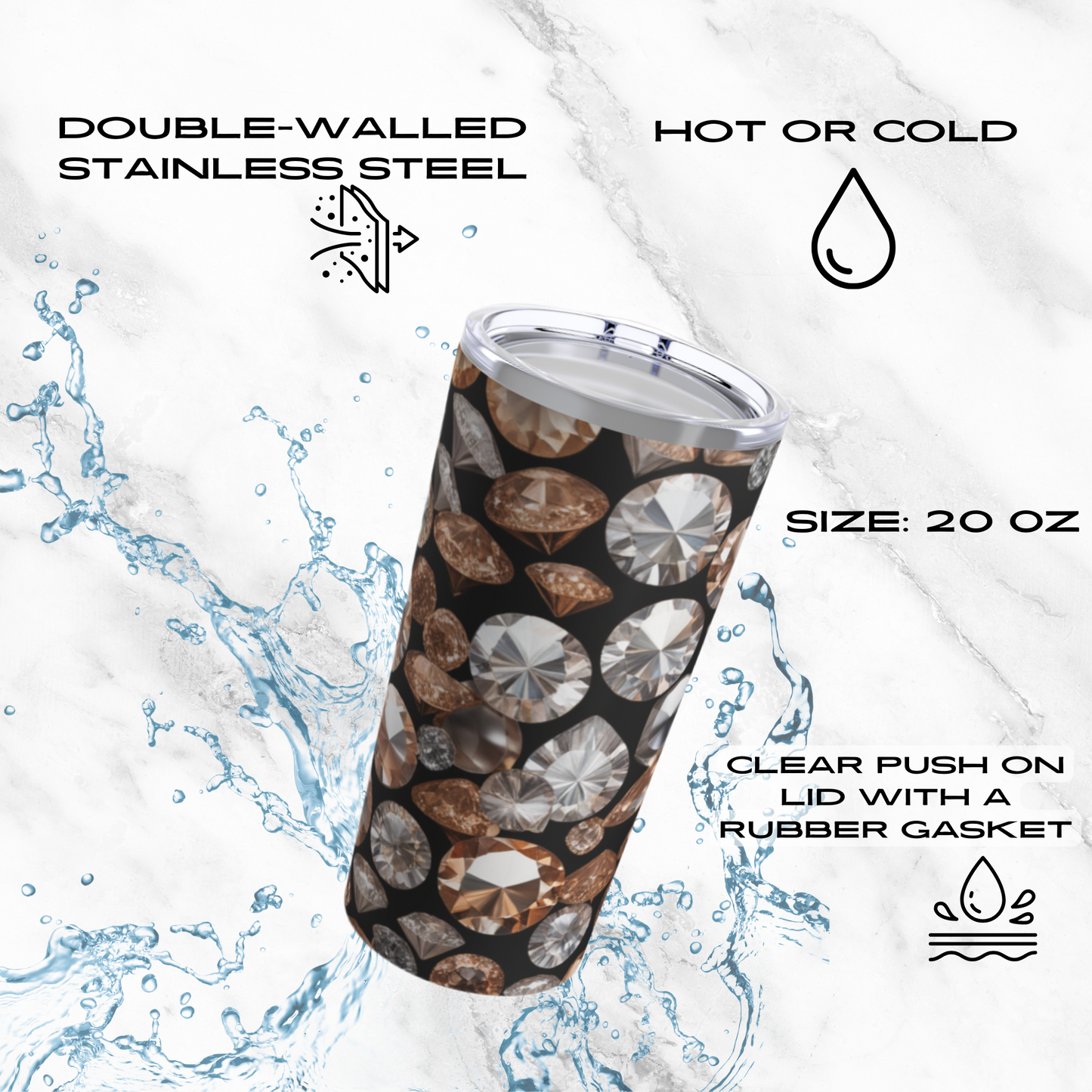 Crystal Harmony 20oz Tumbler