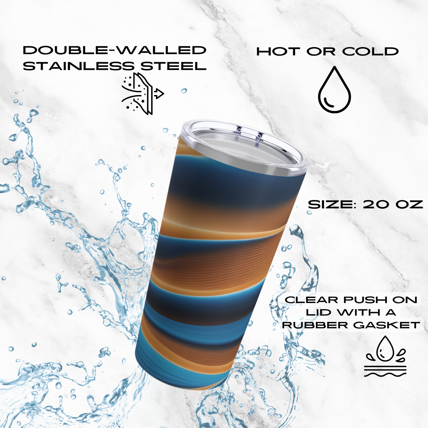 Desert Waves 20oz Tumbler