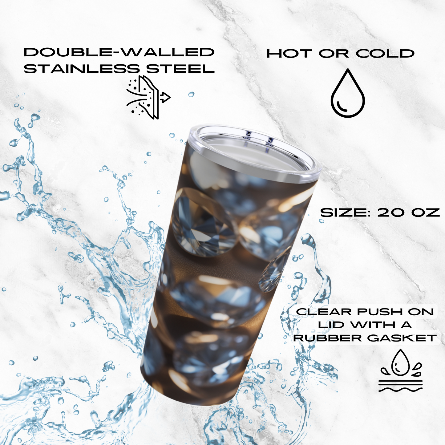 Diamond Dream 20oz Tumbler