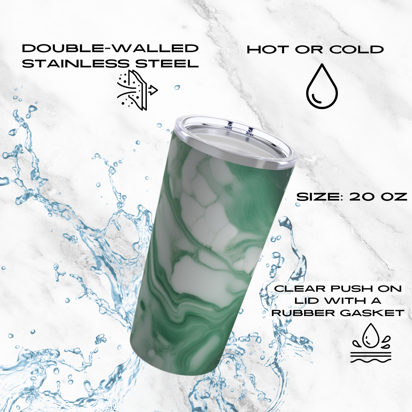 Emerald Essence 20oz Tumbler