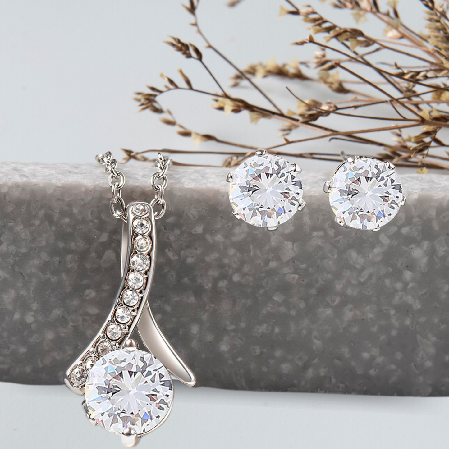 Wisdom & Love - Alluring Necklace & Earring Set