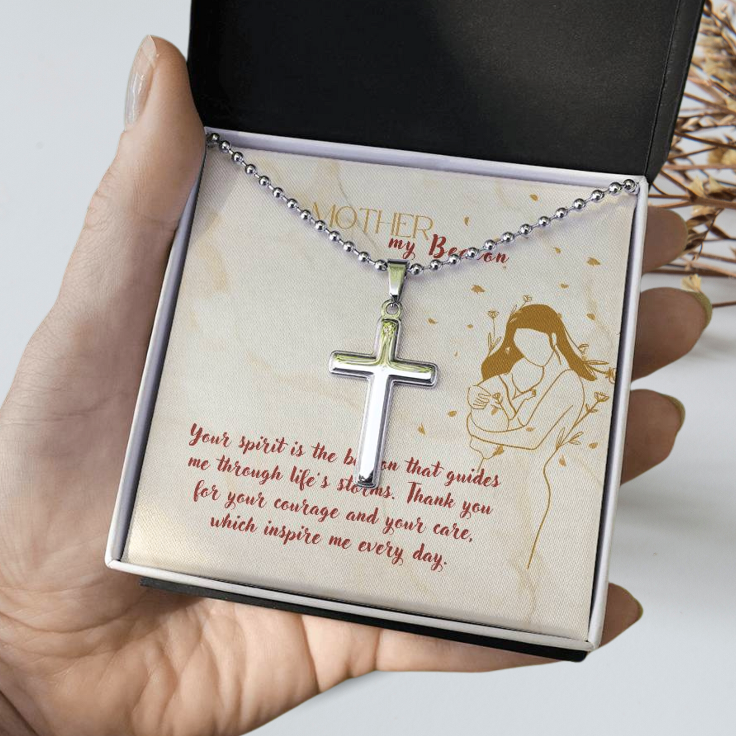 Beacon of Love - Stainless Cross Necklace