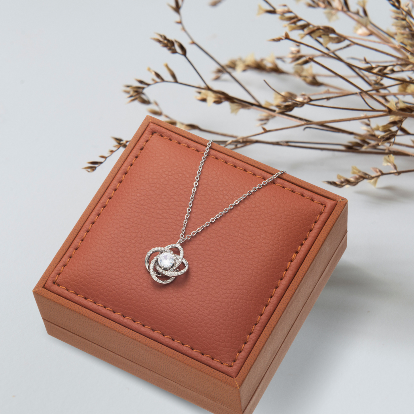 My Compass - Love Knot Necklace