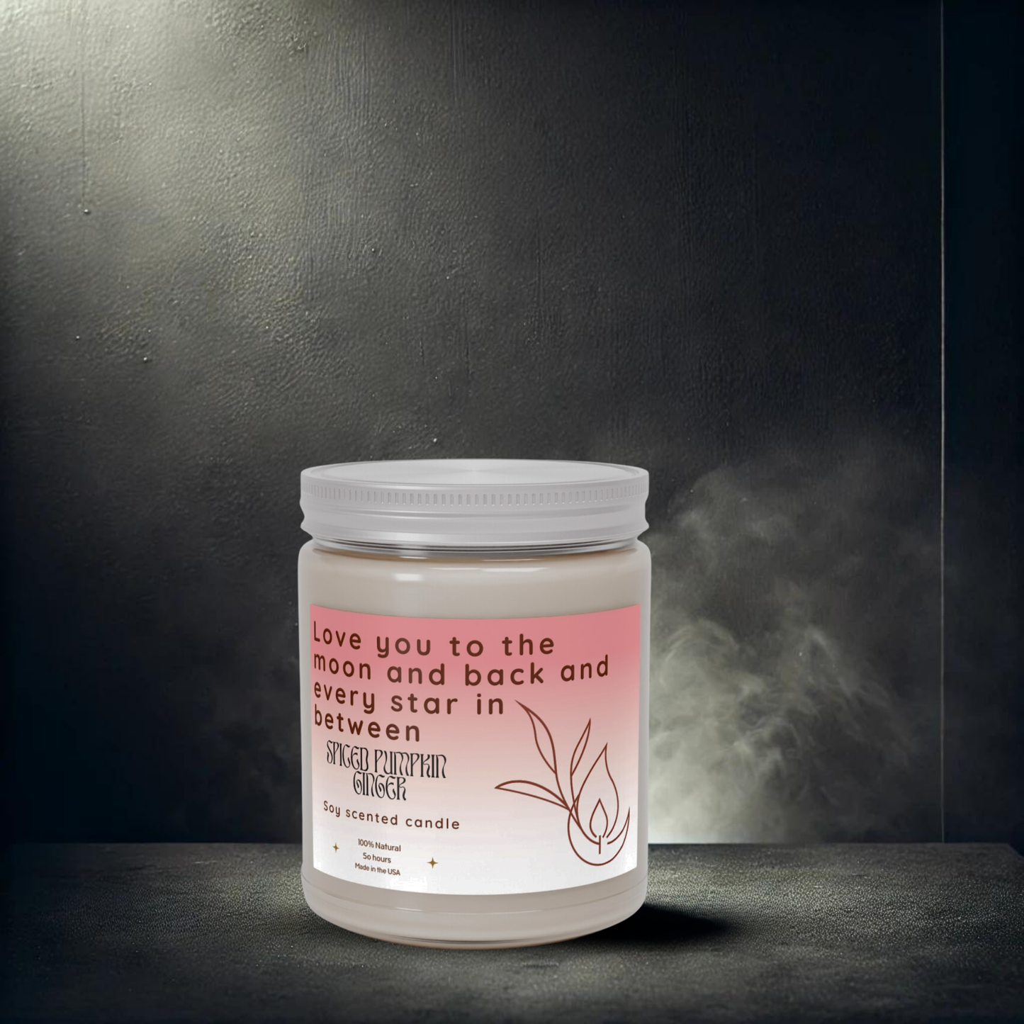 9oz Spiced Pumpkin Ginger Clar Candle – To the Moon & Back