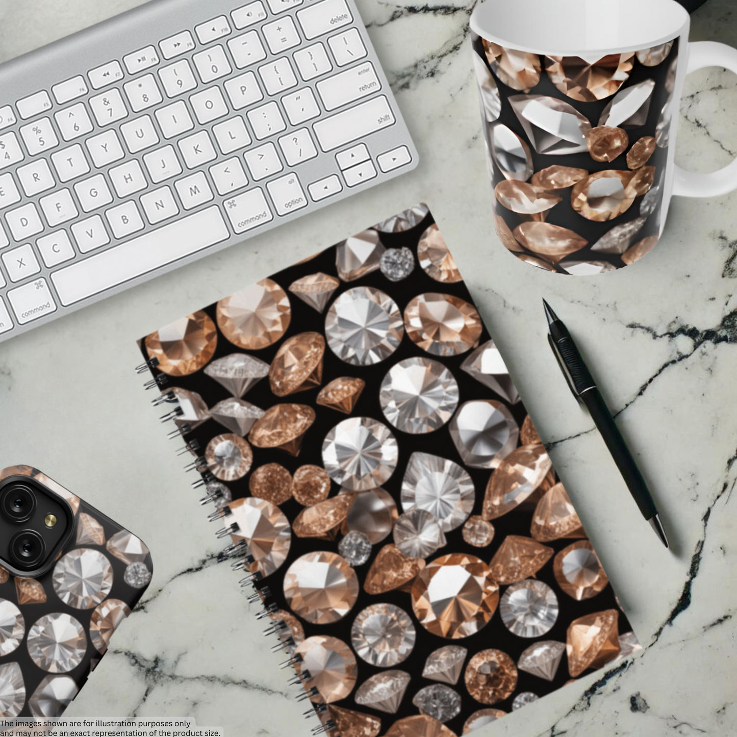 Crystal Harmony 5.5"x8.5" Hardcover Planner