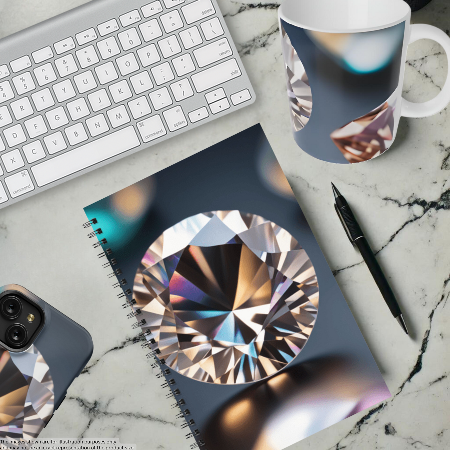 Gem Symphony 5.5"x8.5" Hardcover Planner