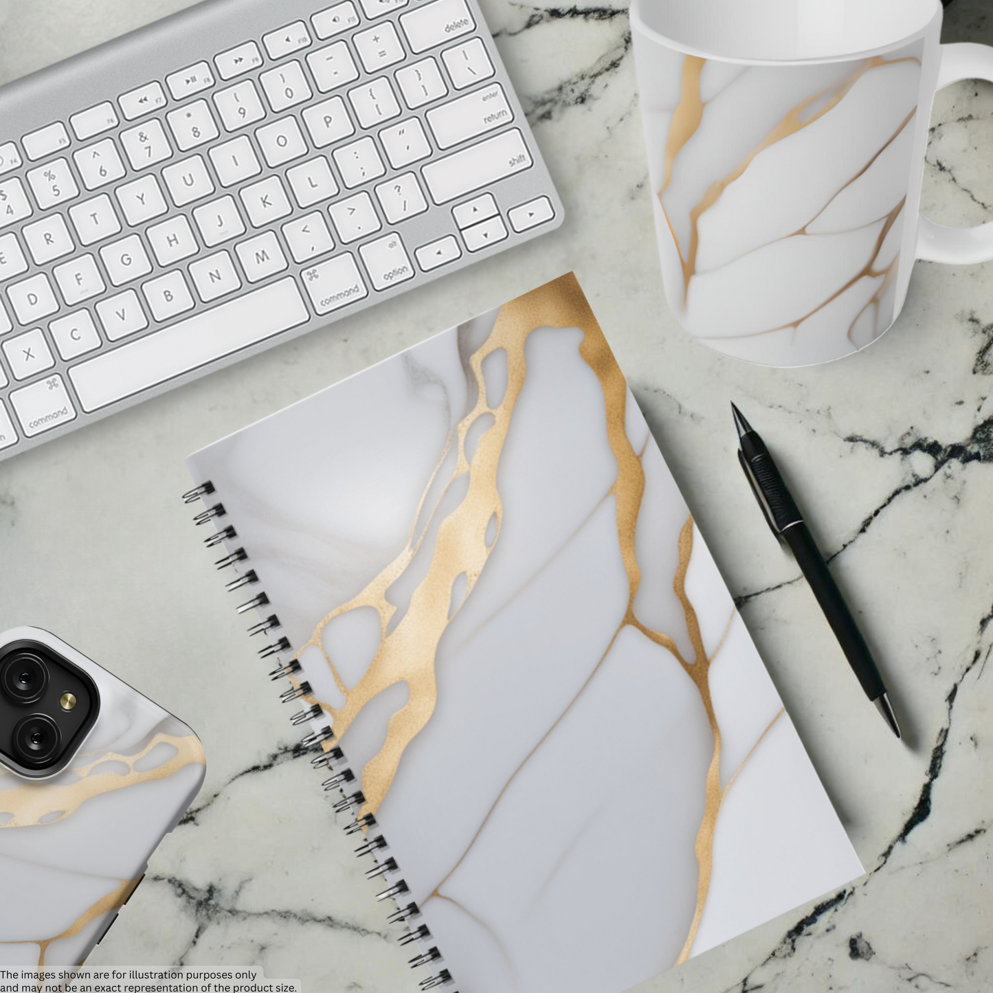 Golden Streams 5.5"x8.5" Hardcover Planner