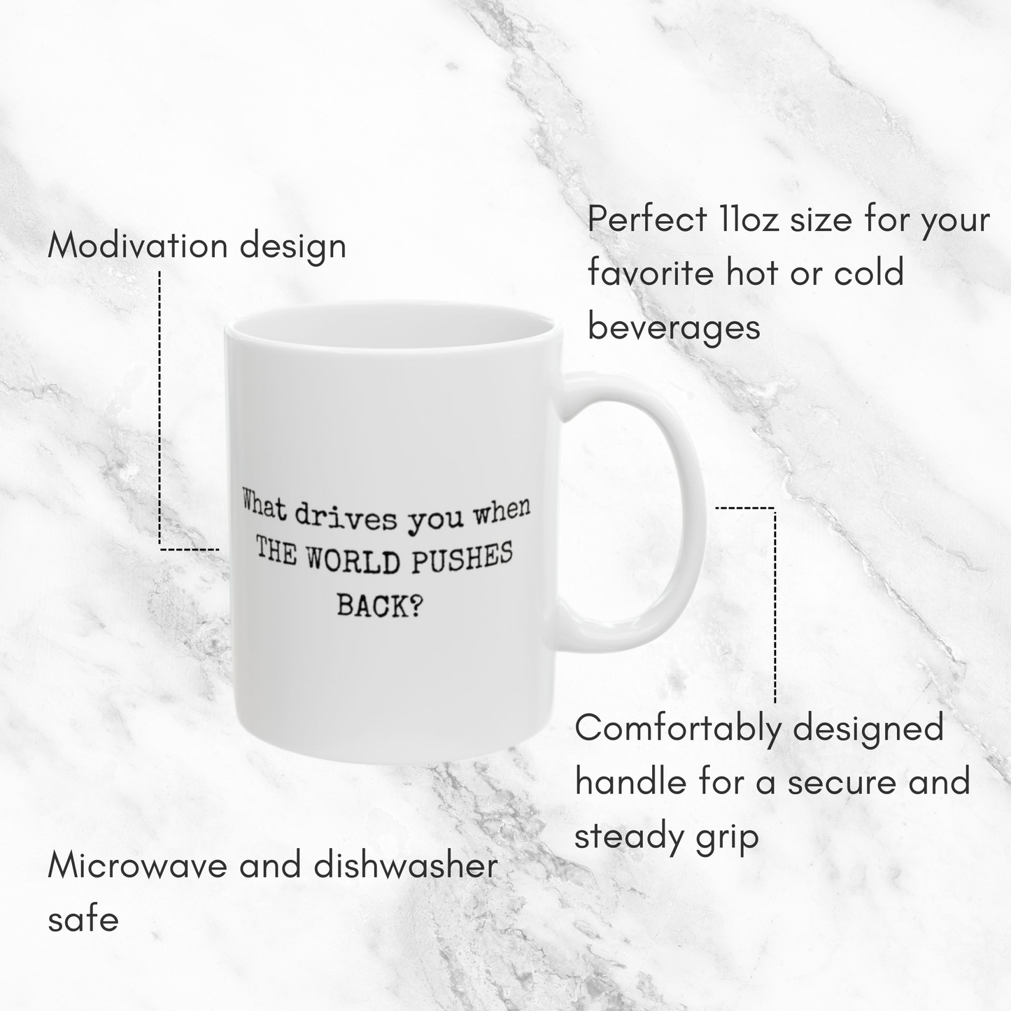Driven Through Challenges - 11oz Mug