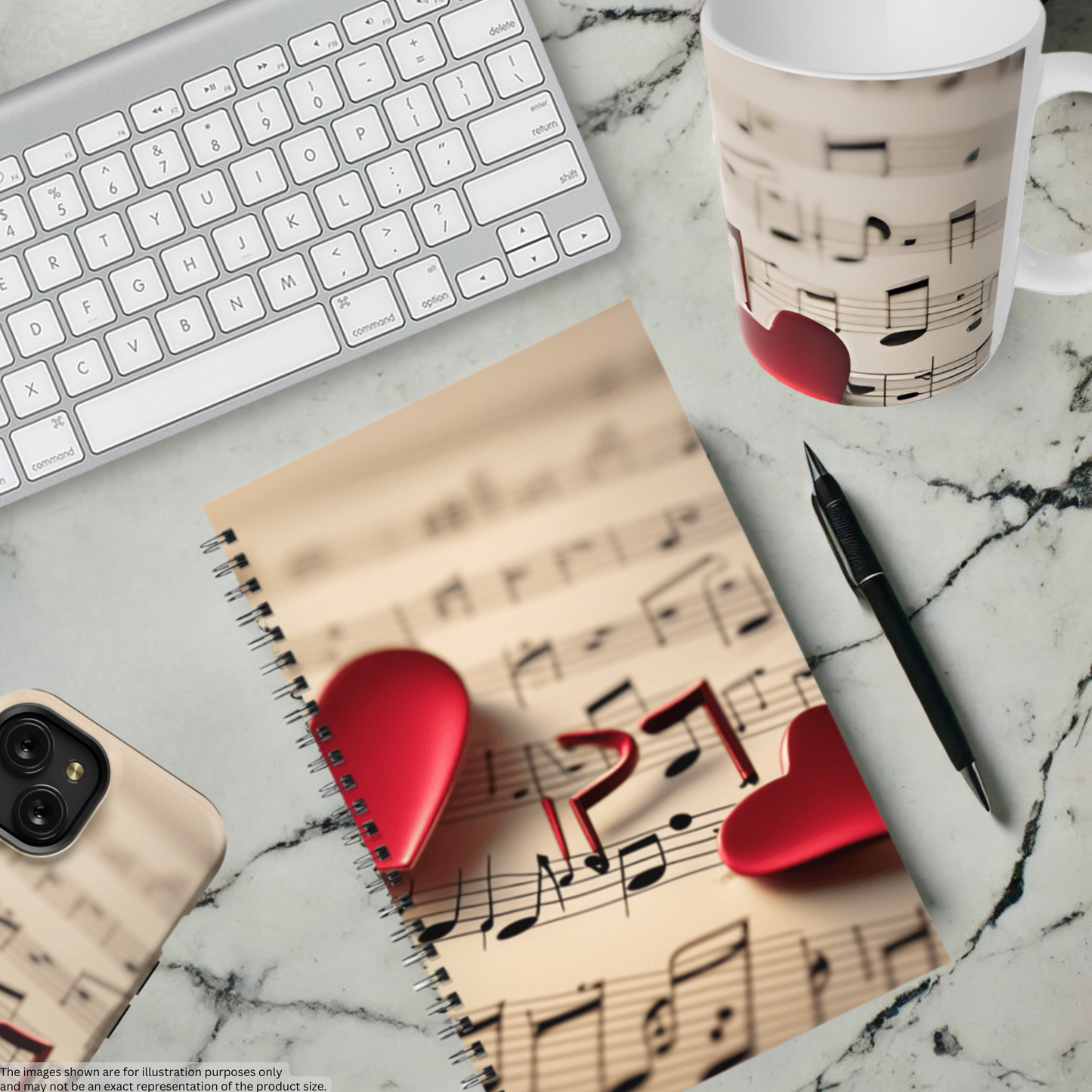 Love Notes 5.5”x8.5" Hardcover Notebook