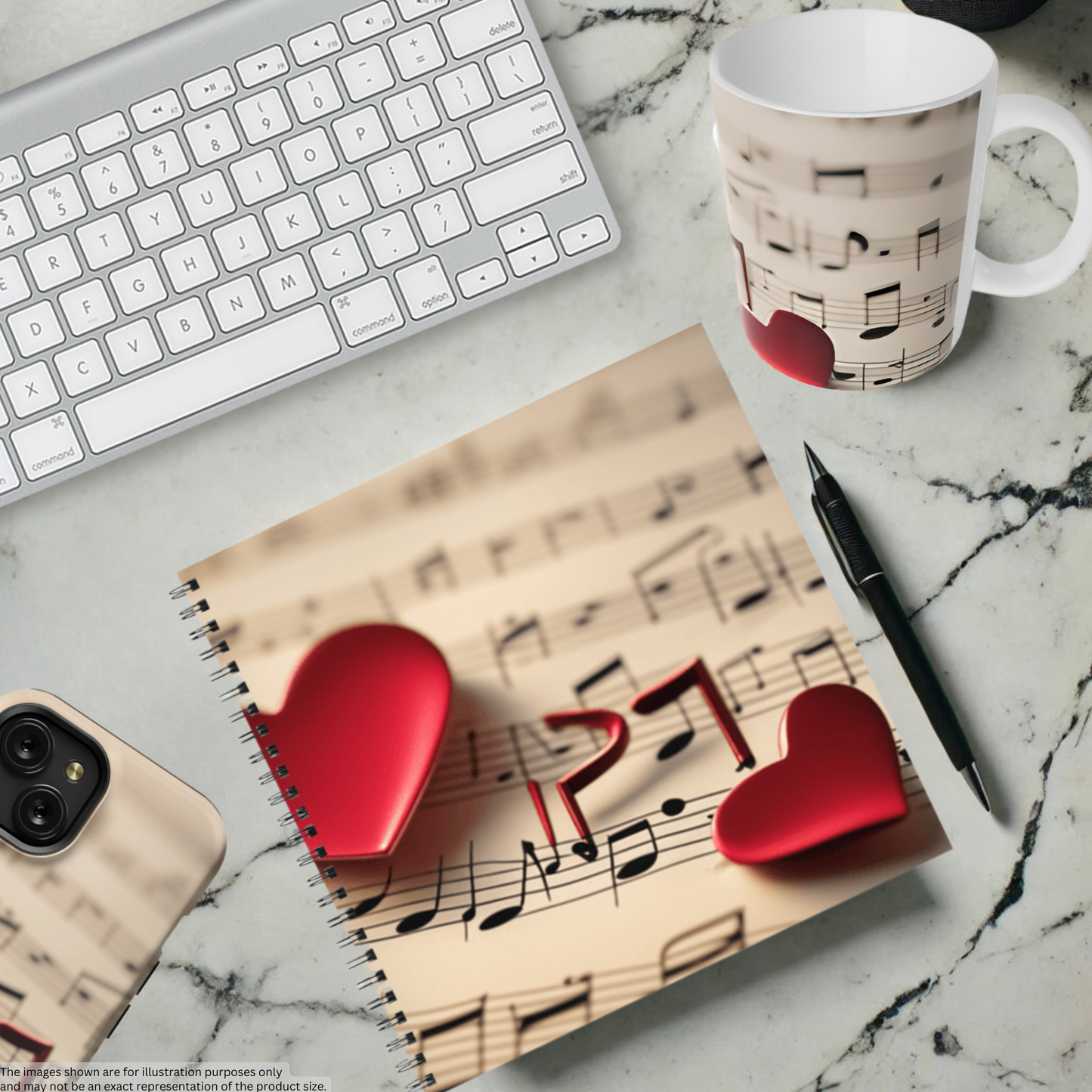 Love Notes 8.5"x8.5" Hardcover Notebook