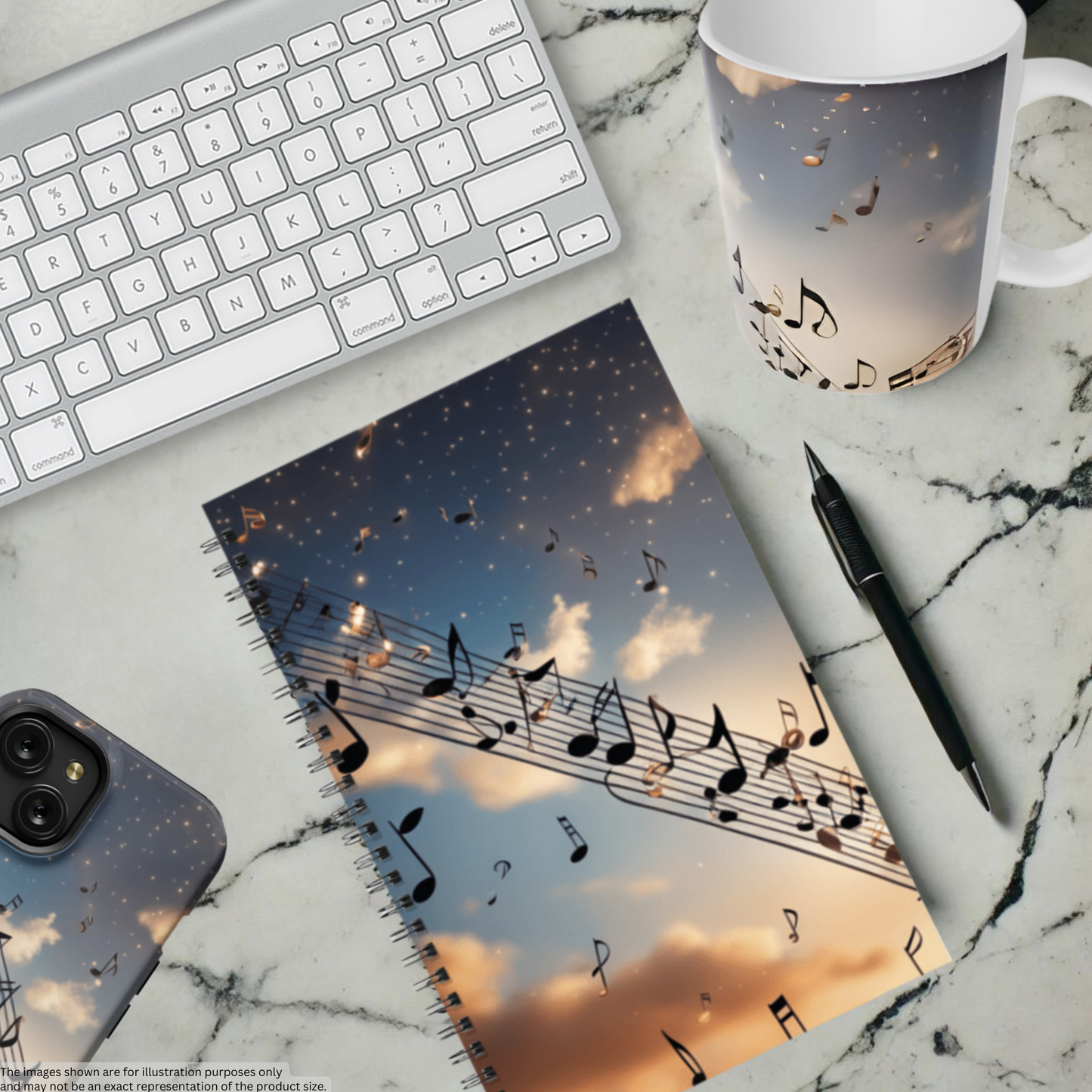 Musical Euphoria 5.5"x8.5" Hardcover Planner