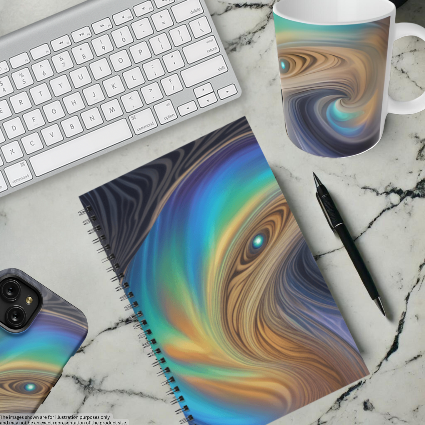 Nebula Swirl 5.5"x8.5" Hardcover Planner