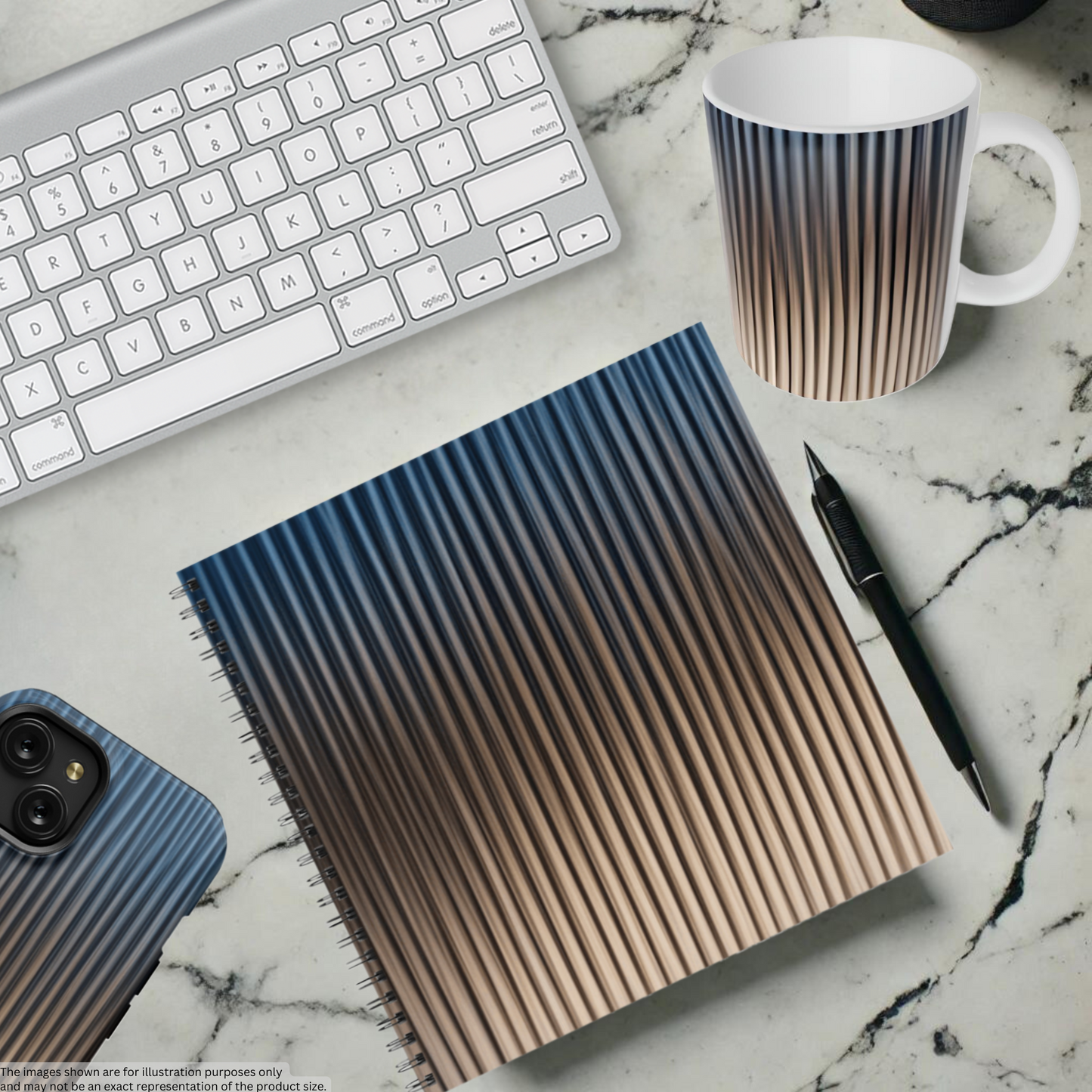 Ocean Bronze 8.5"x8.5" Hardcover Notebook