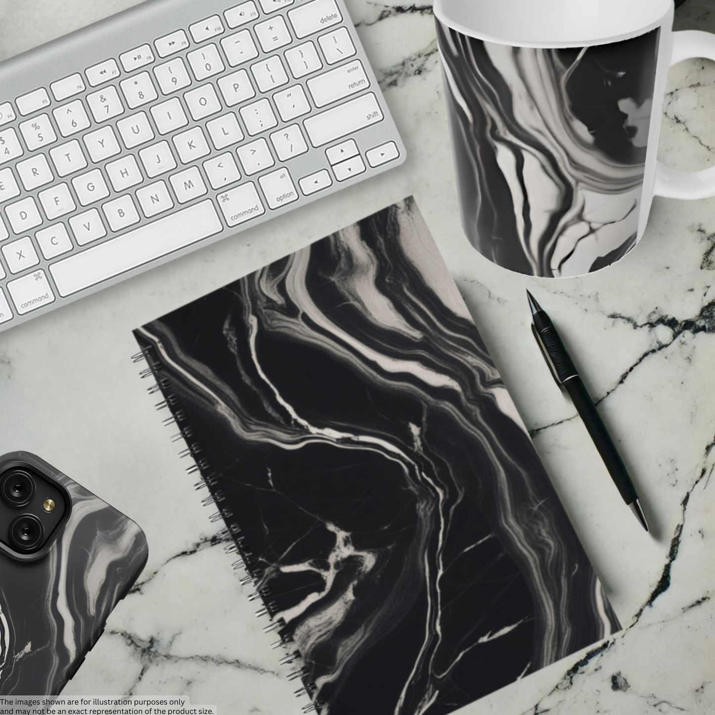 Onyx Flow 5.5"x8.5" Hardcover Planner