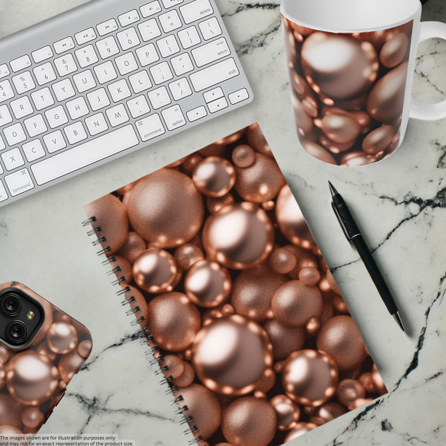 Rosy Gleam 5.5"x8.5" Hardcover Planner
