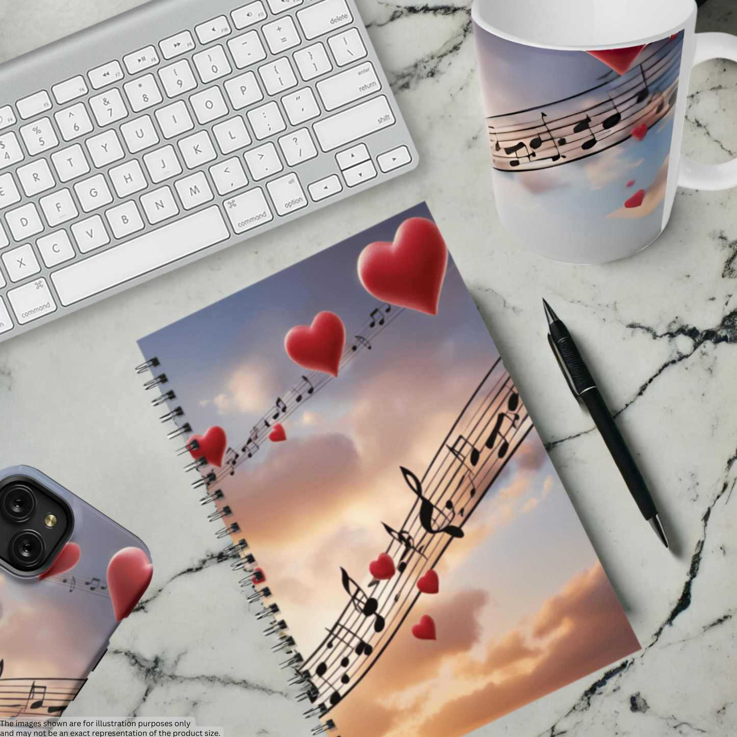 Symphony in the Sky 5.5"x8.5" Hardcover Planner