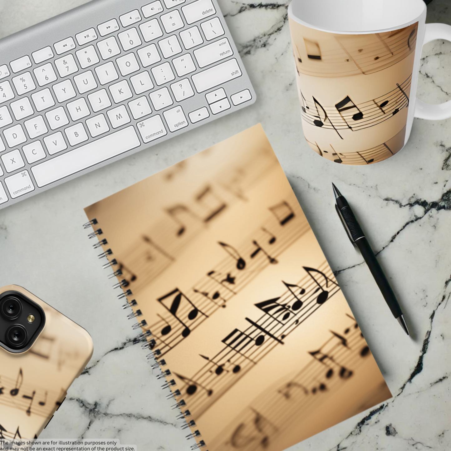 Symphony of Notes 5.5"x8.5" Hardcover Planner