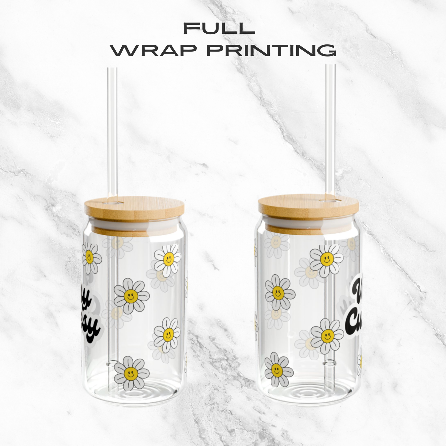 Very Cutesy 16oz Glass Tumbler | Soda Can