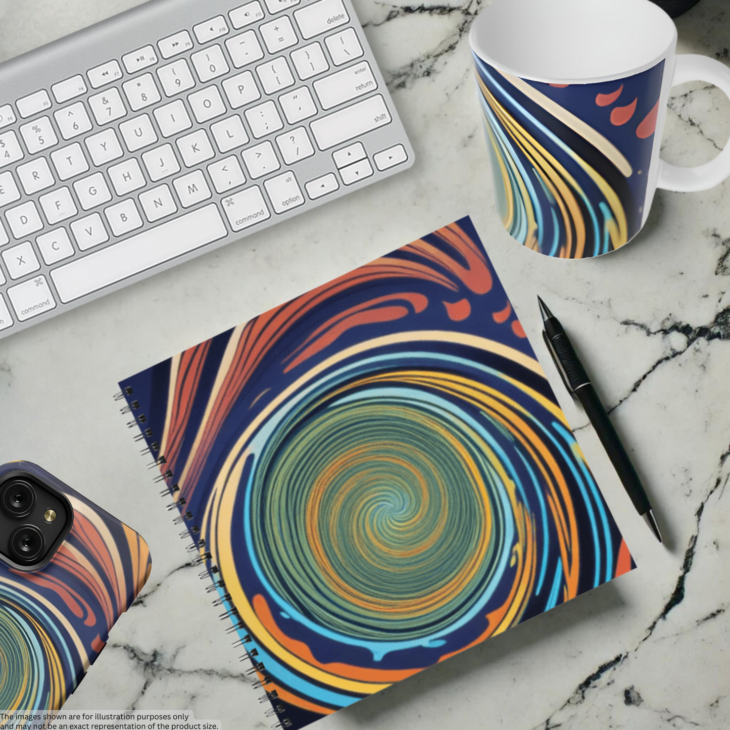 Vortex Vision 8.5"x8.5" Hardcover Notebook