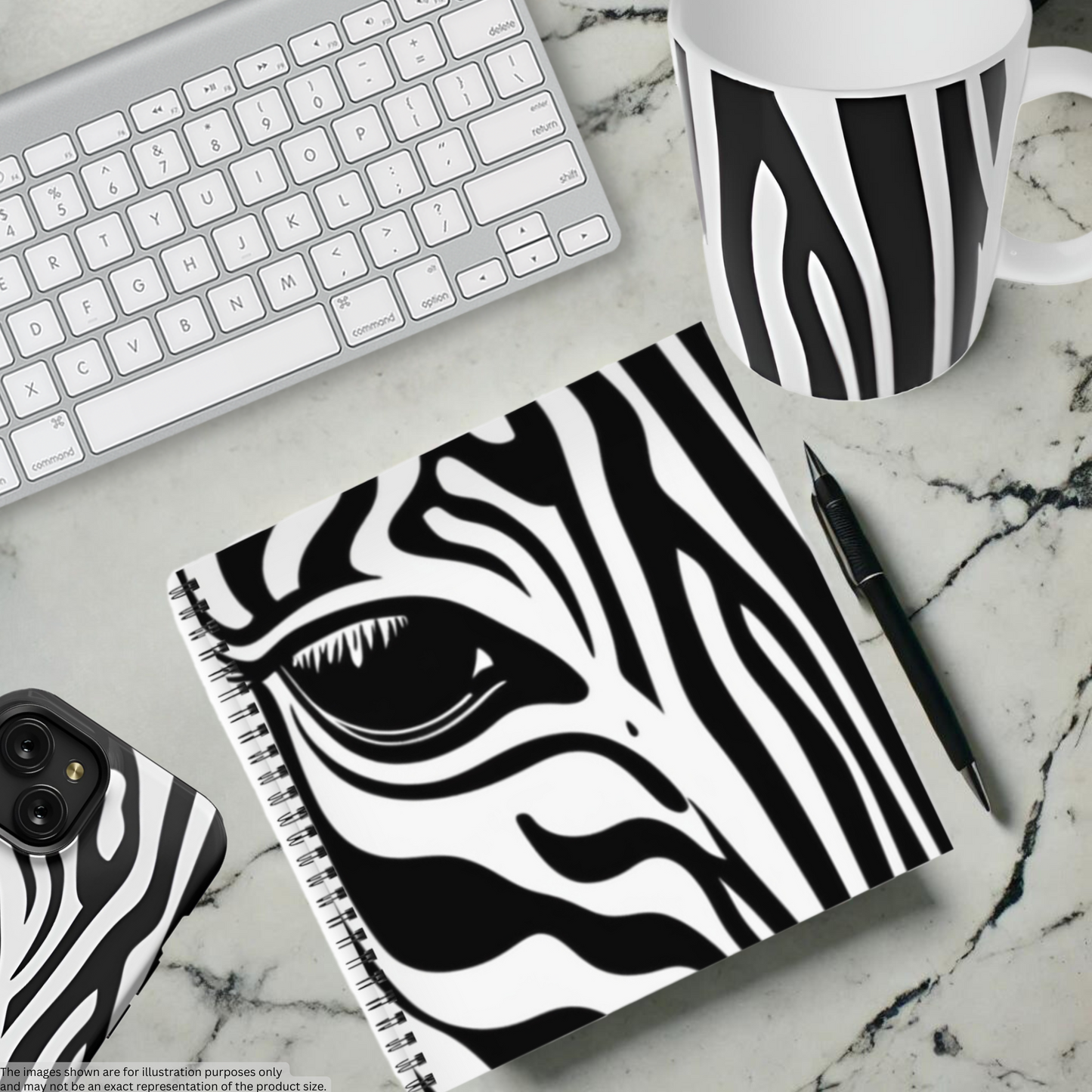 Wild Elegance 8.5”x8.5” Hardcover Notebook