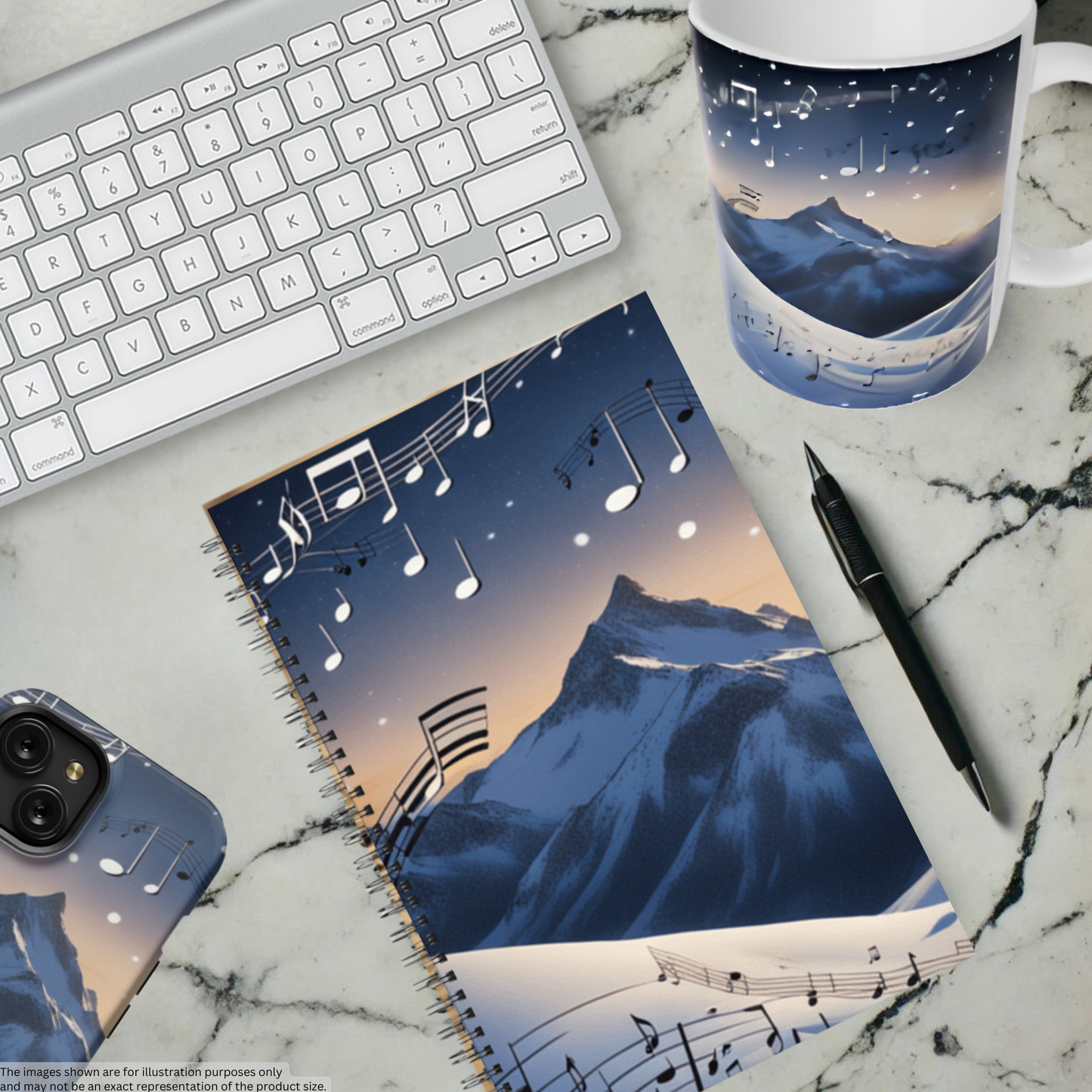Winter Serenade 5.5"x8.5" Hardcover Planner