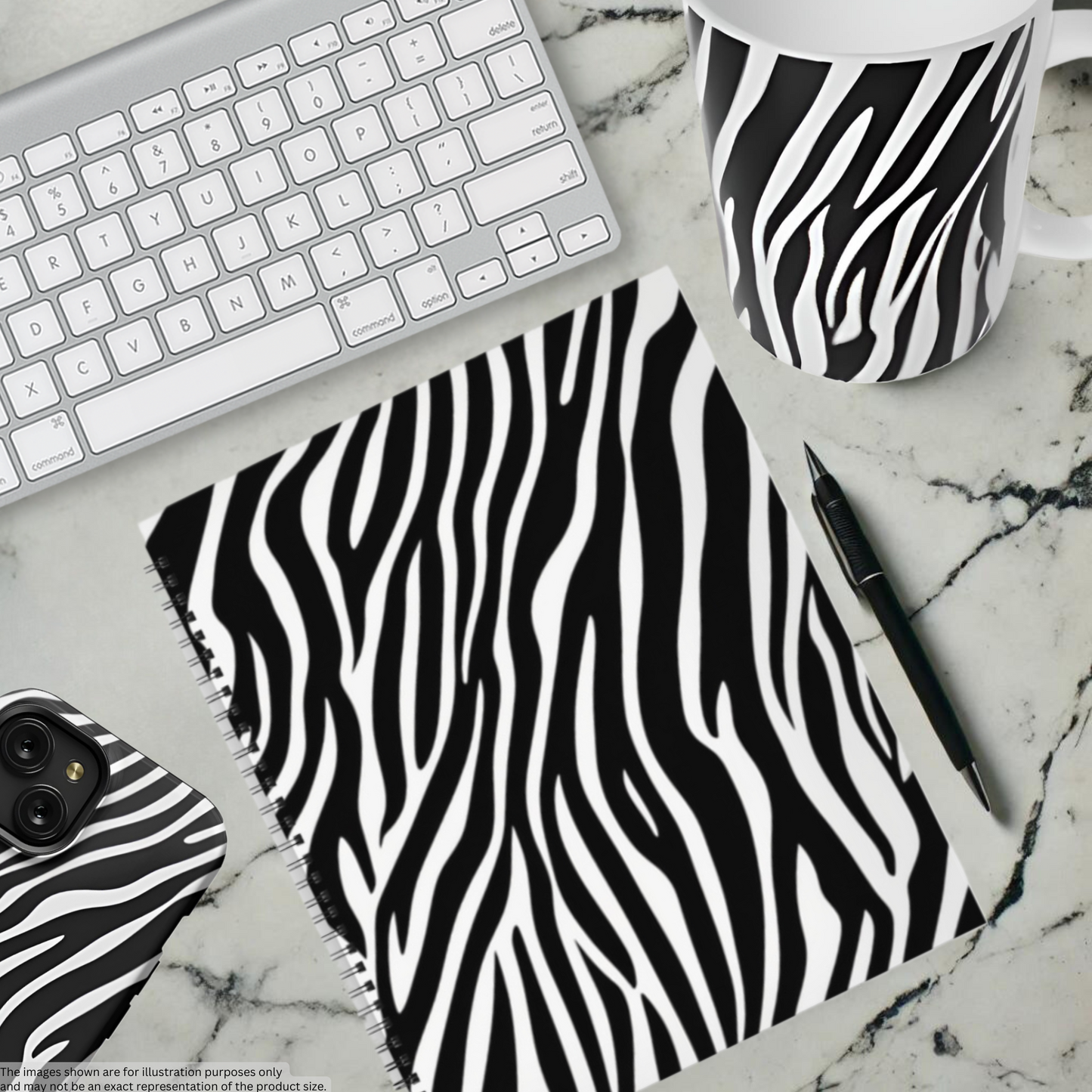 Zebra Zen 8.5”x11” Hardcover Notebook