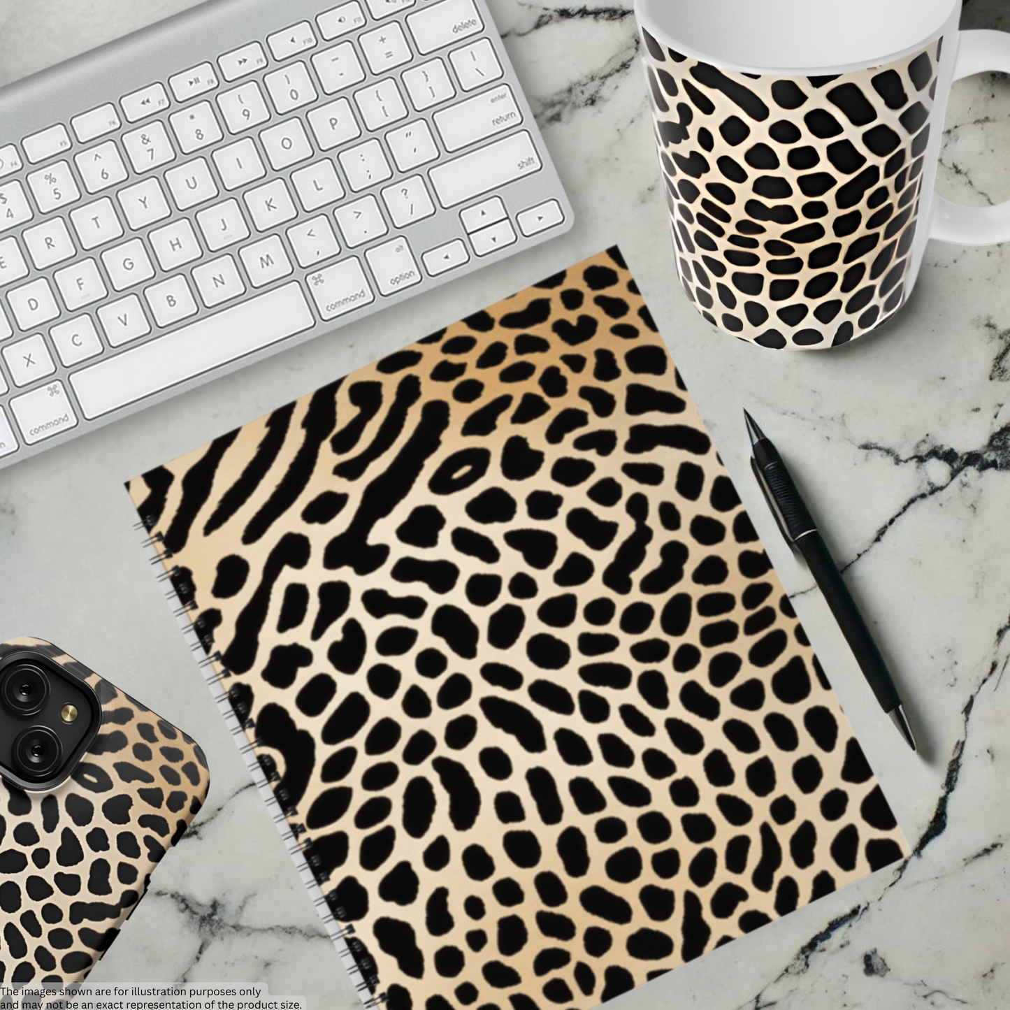 Savannah Swirl 8.5”x11” Hardcover Notebook