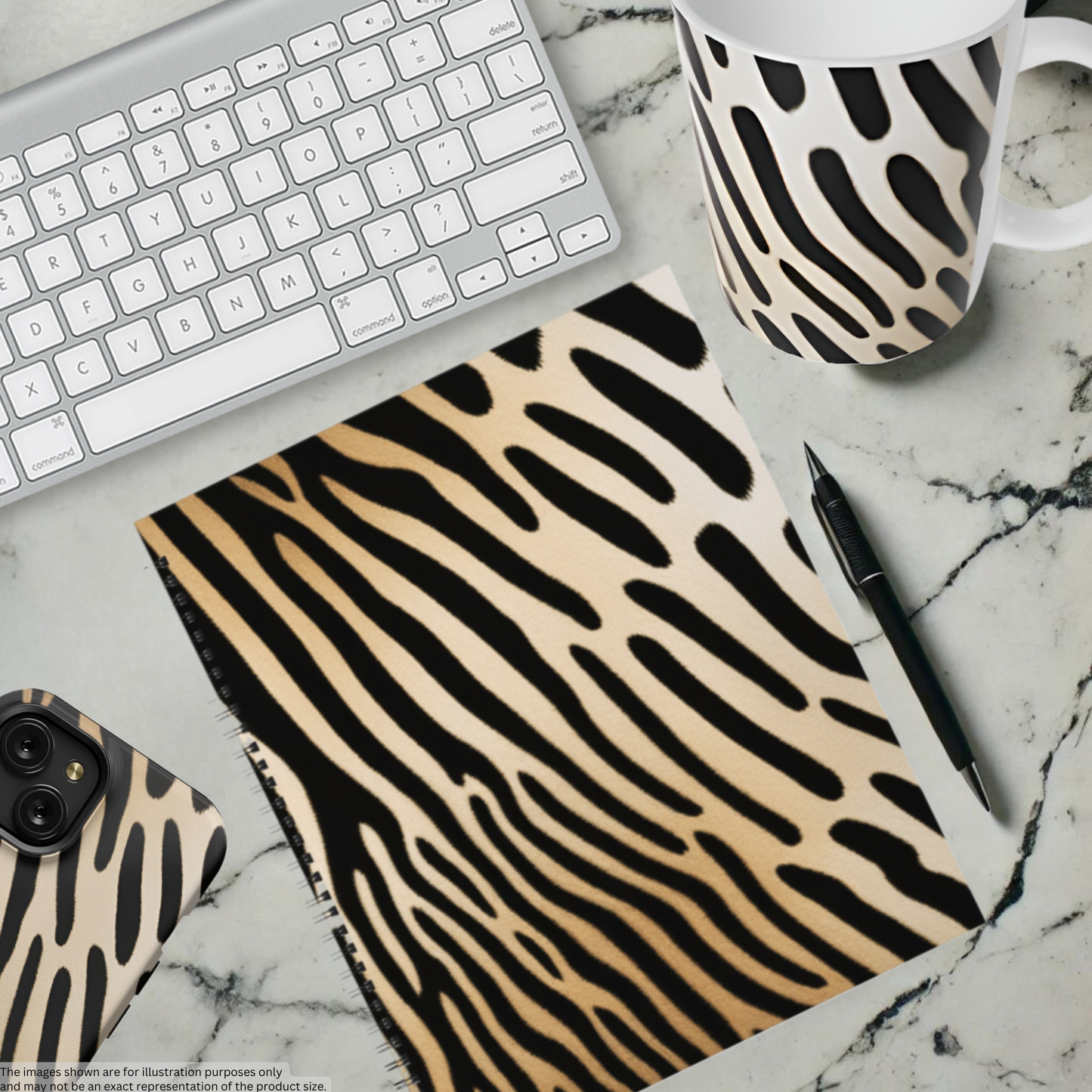 Desert Dapple 8.5”x11” Hardcover Notebook