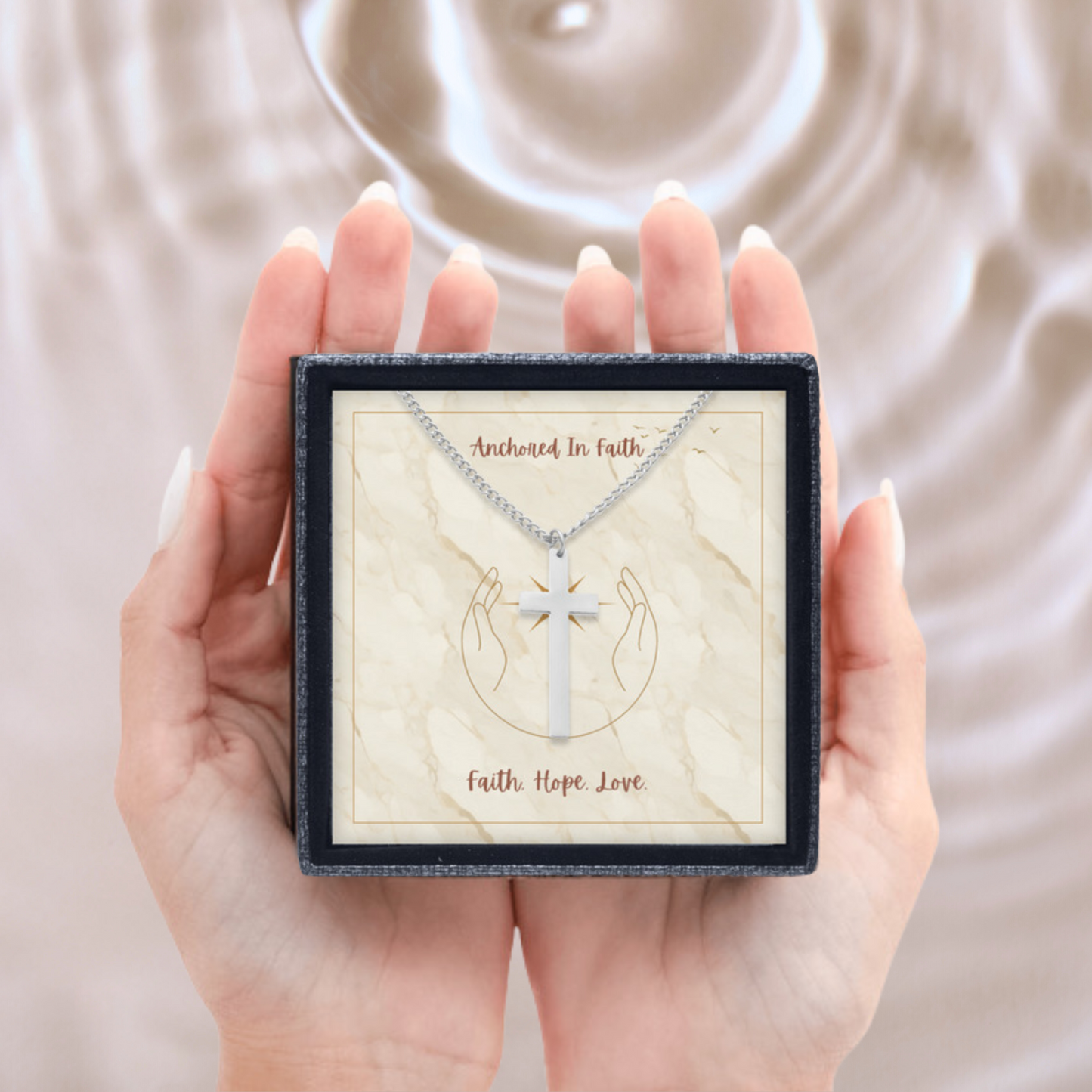 Anchored in Faith - Cross Necklace