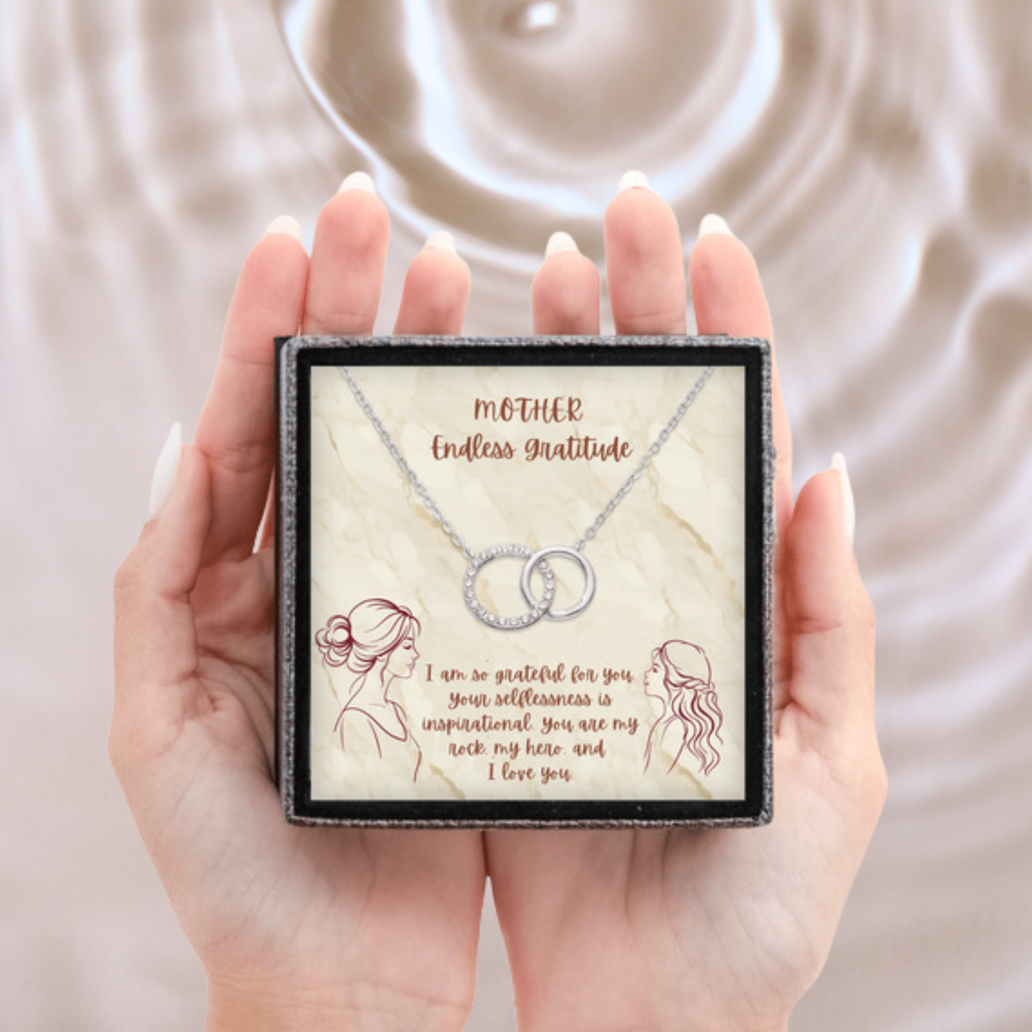 Boundless Gratitude - Linked Circles Necklace