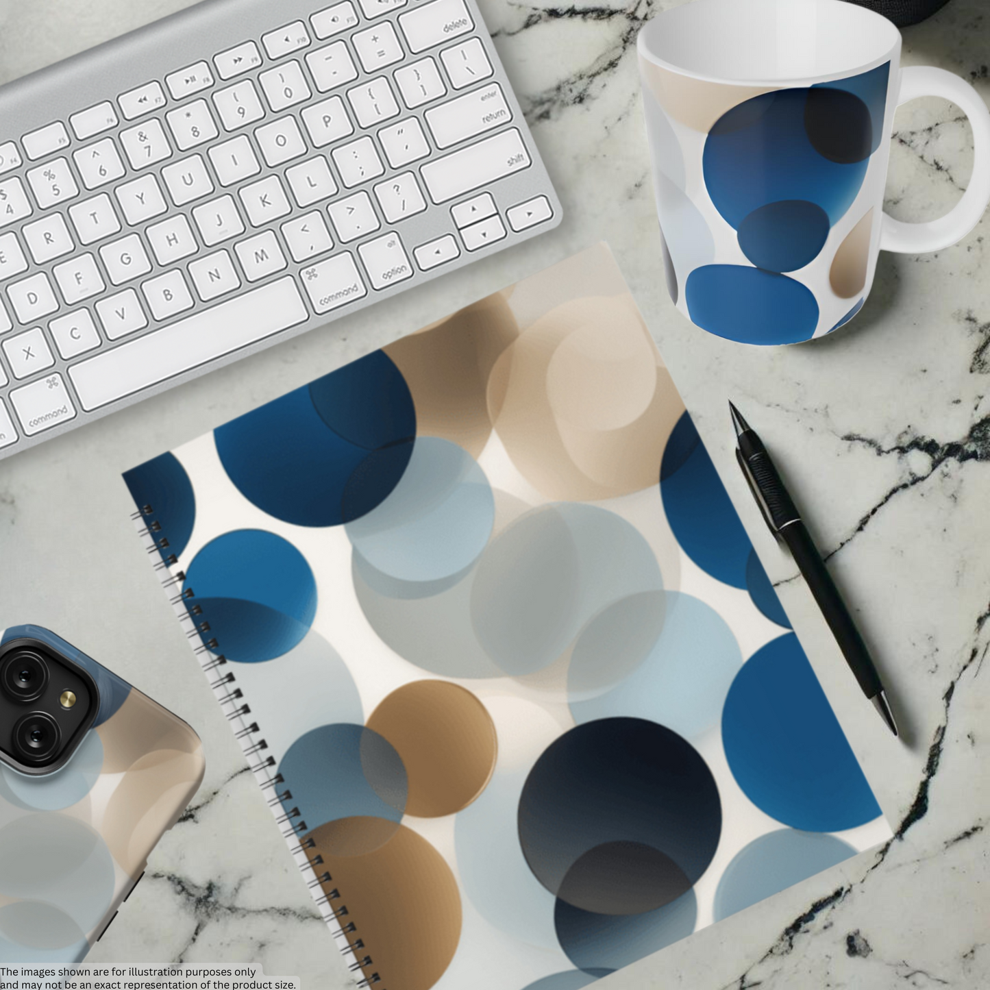 Ocean Breeze 8.5"x11" Hardcover Notebook