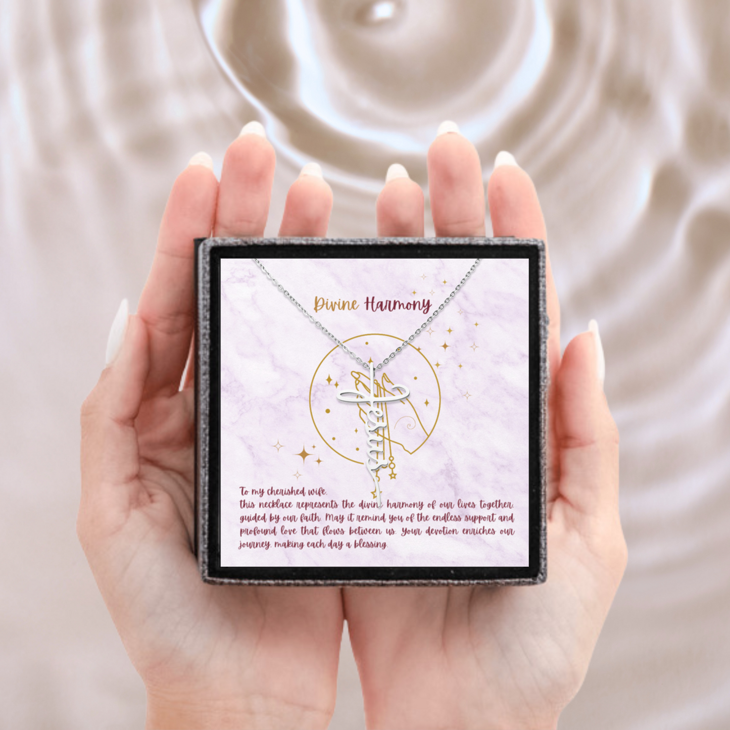 Divine Harmony - Jesus Cross Necklace