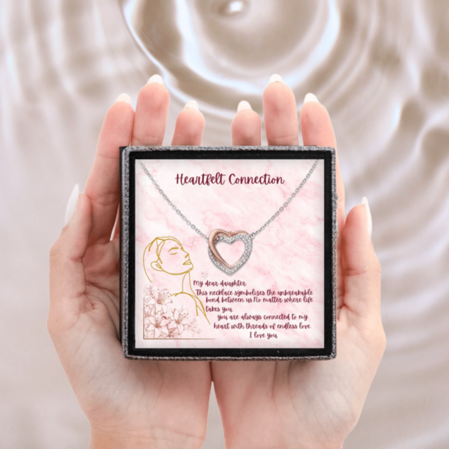 Enduring Bond - Twin Hearts Necklace